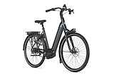 GAZELLE Grenoble C5 600wH Dames Anthracite Grey Glans 57cm 2025