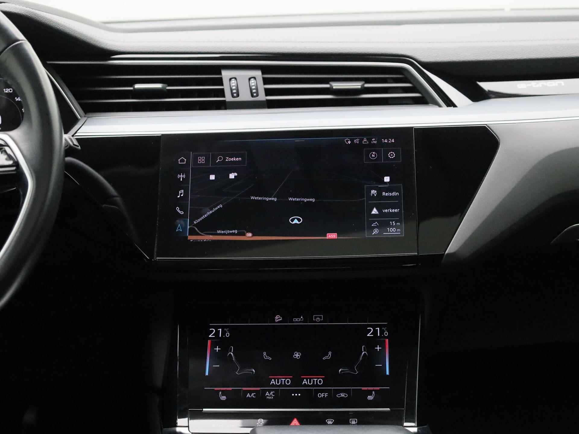 Audi e-tron e-tron 50 quattro Launch edition plus 71 kWh | NAVIGATIE | SCHUIF-KANTELDAK | LEER | STOELVERWARMING | TREKHAAK - 9/46