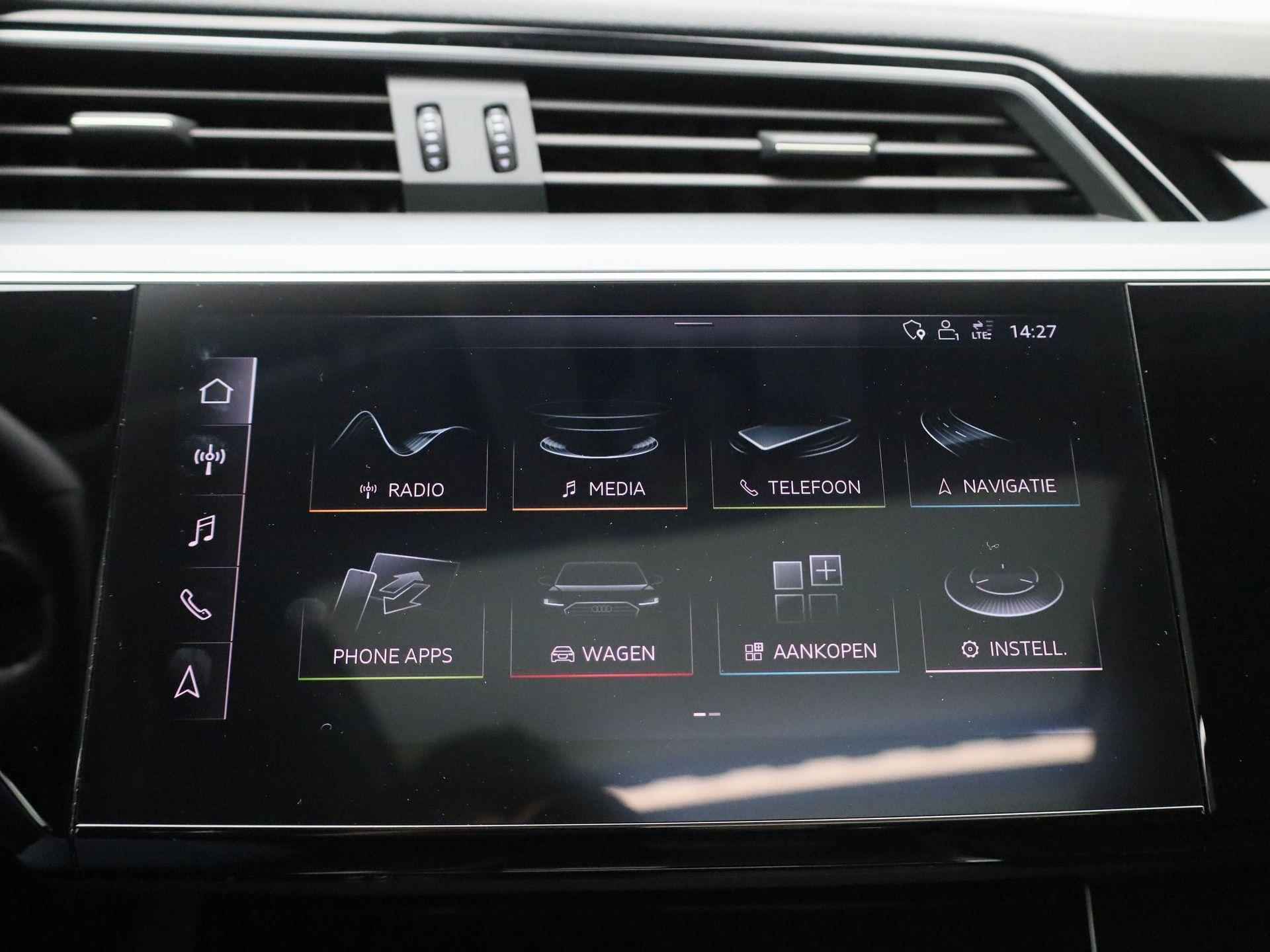 Audi e-tron e-tron 50 quattro Launch edition plus 71 kWh | NAVIGATIE | SCHUIF-KANTELDAK | LEER | STOELVERWARMING | TREKHAAK - 27/46