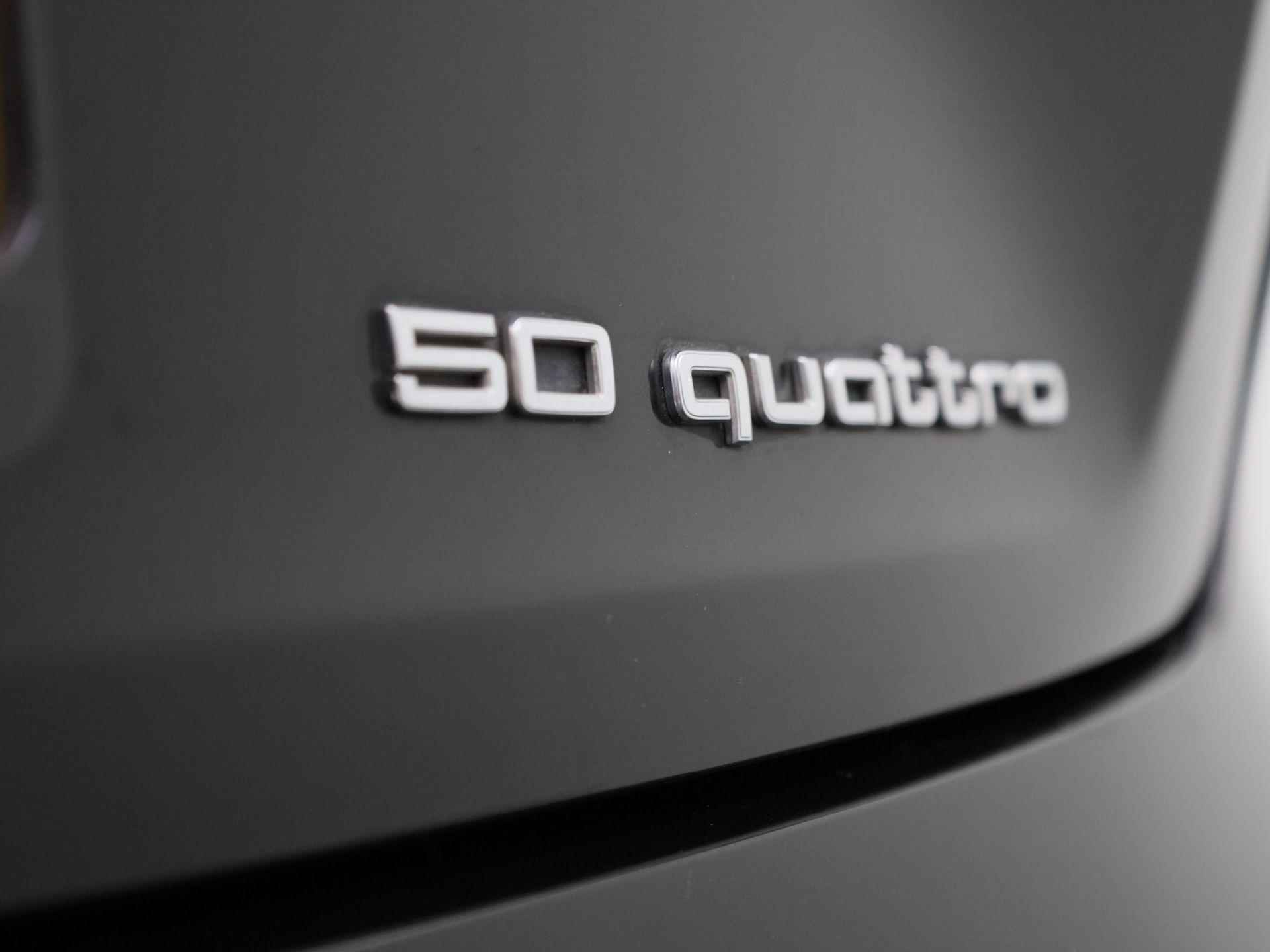 Audi e-tron e-tron 50 quattro Launch edition plus 71 kWh | NAVIGATIE | SCHUIF-KANTELDAK | LEER | STOELVERWARMING | TREKHAAK - 40/46