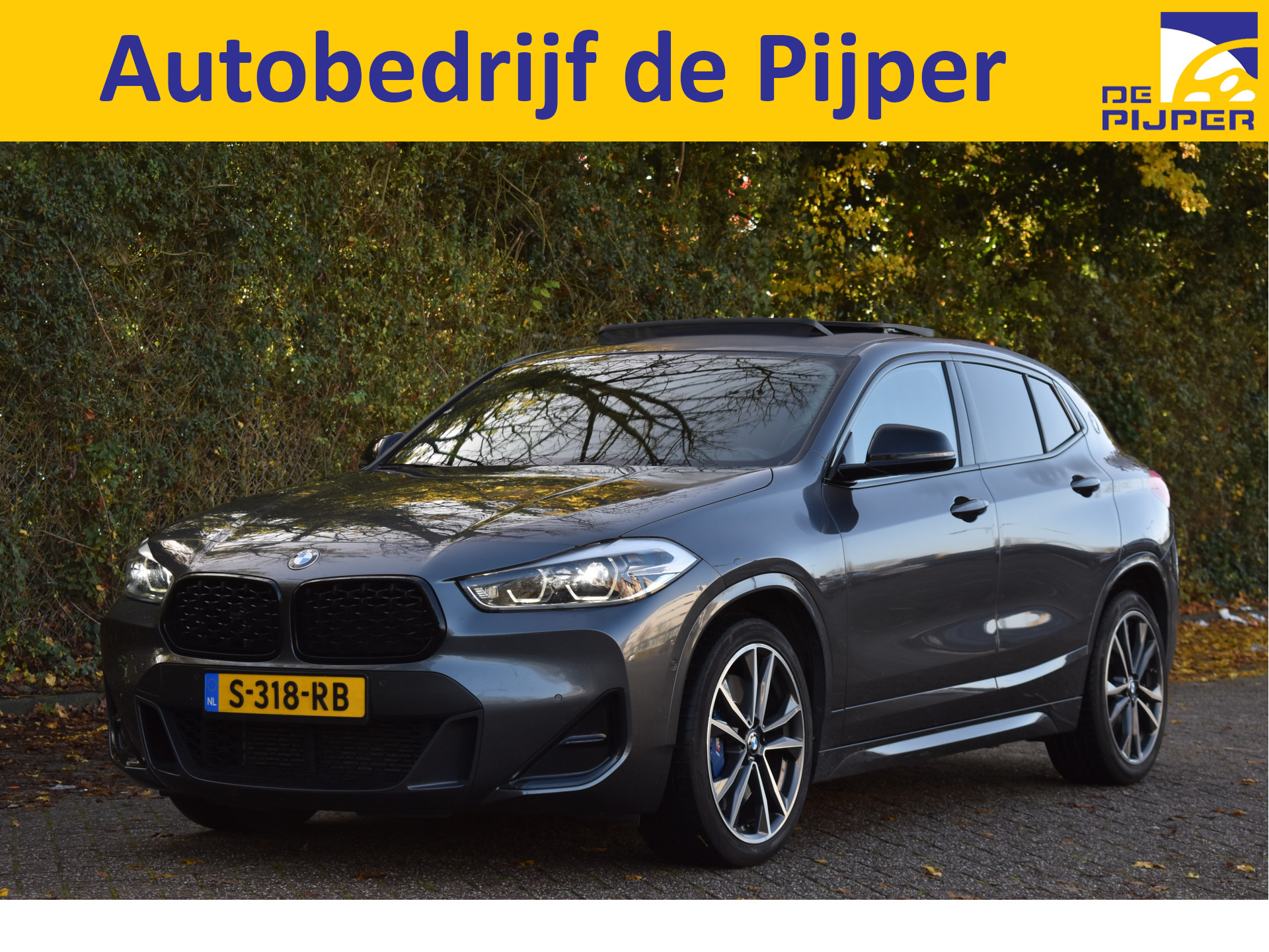 BMW X2 M35i Business Edition Plus 306 PK | Open dak | Camera | Headup | Full LED | Sfeerverlichting | Onderh.historie