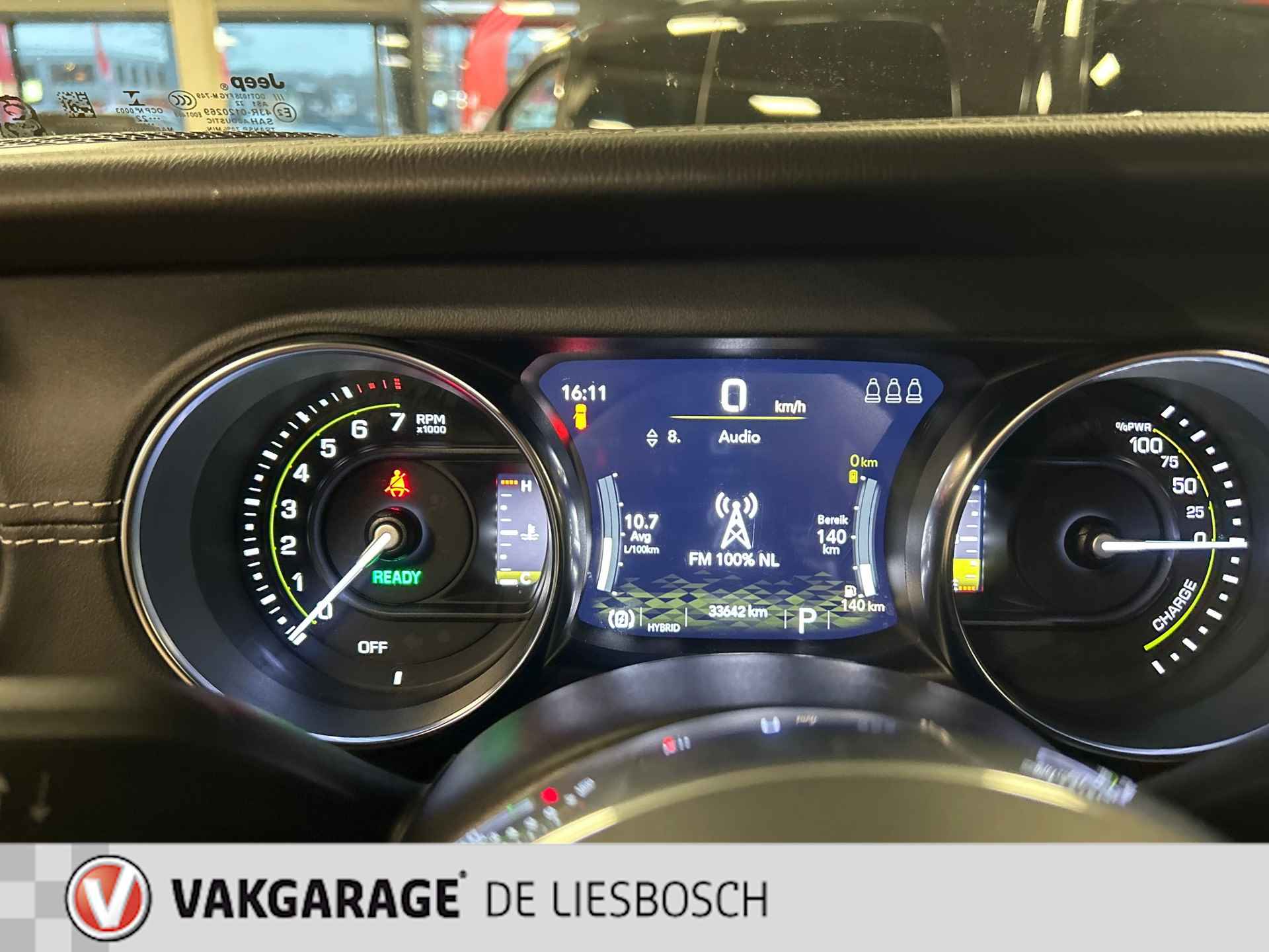 Jeep Wrangler Unlimited 4xe 380 Sahara,cabrio dak,leer,navi,camera,PHEV,alpine audio - 12/22