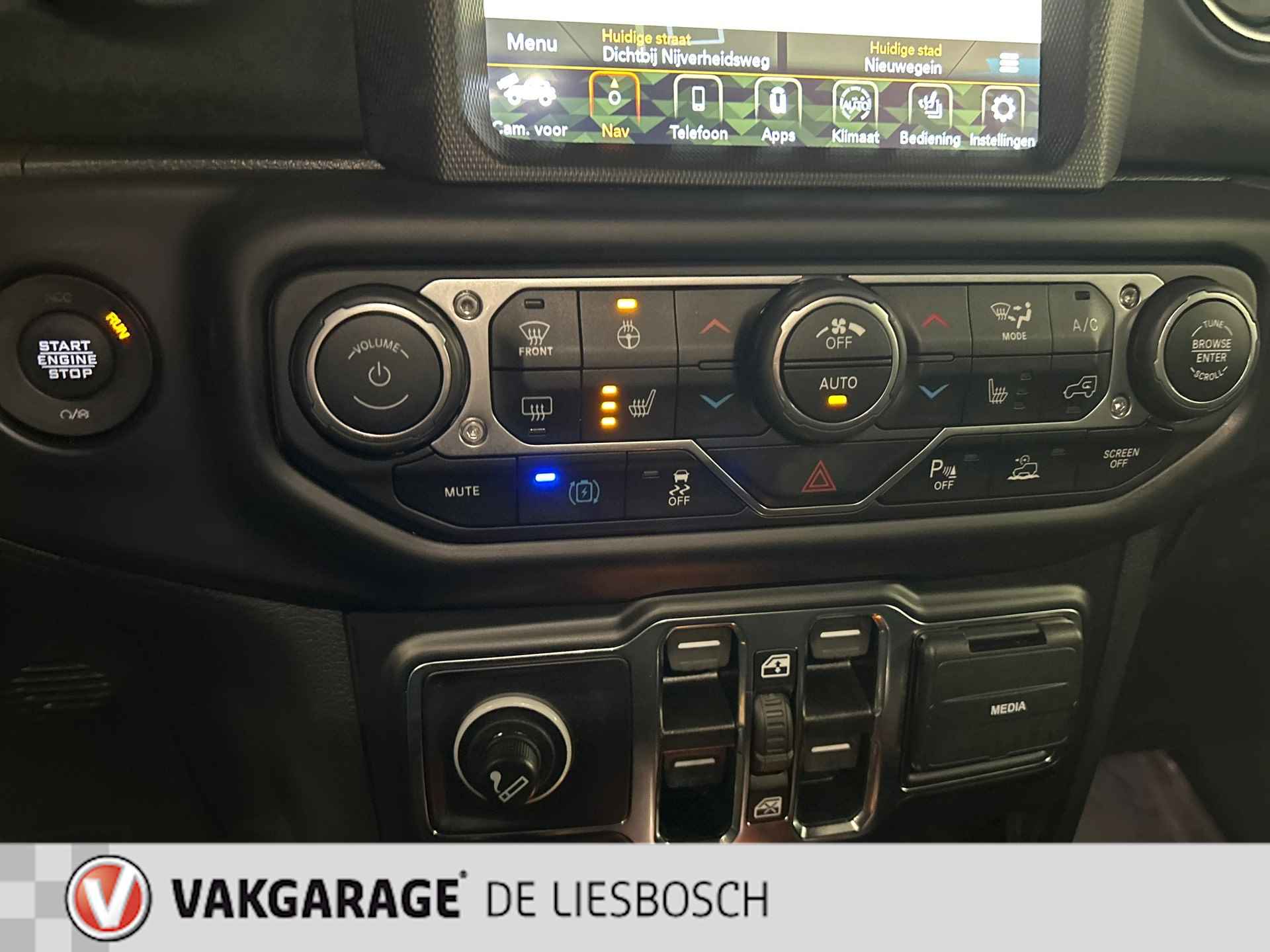 Jeep Wrangler Unlimited 4xe 380 Sahara,cabrio dak,leer,navi,camera,PHEV,alpine audio - 15/22