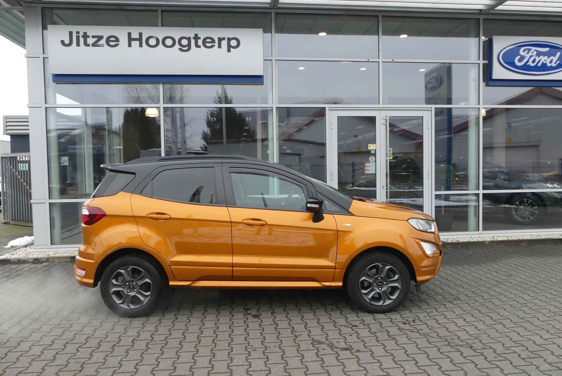 Ford EcoSport 1.0 EcoBoost ST-Line Black AUTOMAAT.NAVI.TREKHAAK.SCHUIFDAK.WINTERPAKKET. - 8/18