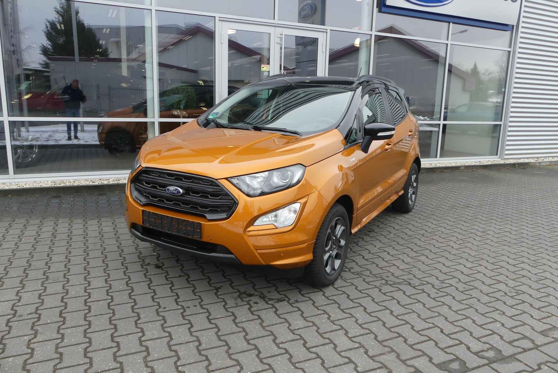 Ford EcoSport 1.0 EcoBoost ST-Line Black AUTOMAAT.NAVI.TREKHAAK.SCHUIFDAK.WINTERPAKKET. - 17/18