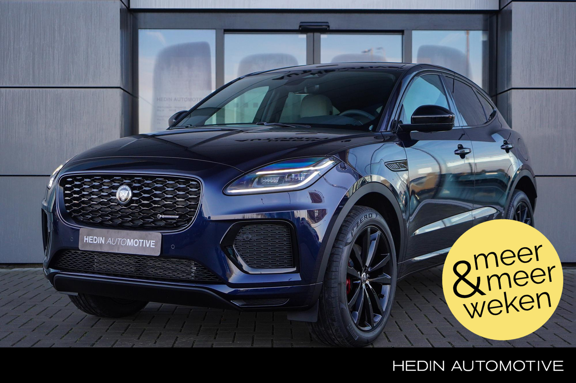 Jaguar E-PACE 1.5 P270e AWD R-Dynamic SE | Cloud leder | Direct leverbaar | Panoramadak | 20" Gloss Black |