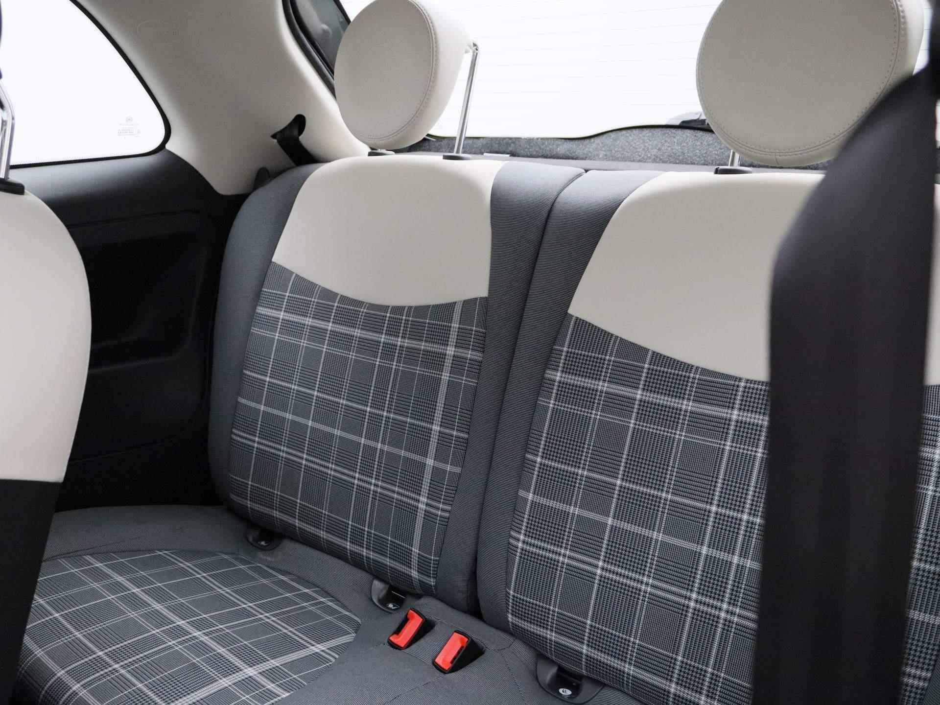 Fiat 500 1.2 Lounge | Navigatie | Airco | Panorama dak | Cruise control | Parkeer sensoren | Lichtmetalen velgen - 12/32
