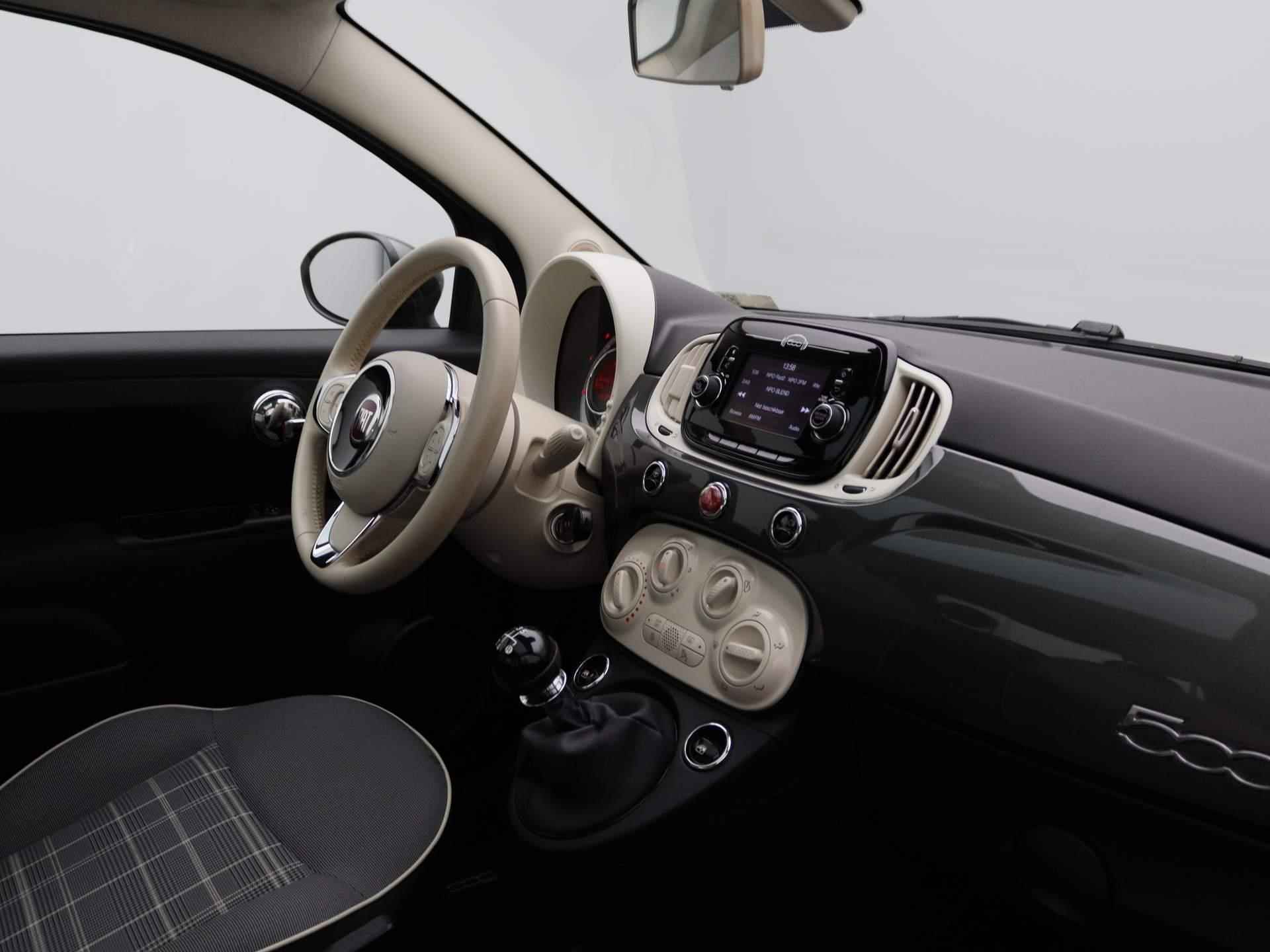 Fiat 500 1.2 Lounge | Navigatie | Airco | Panorama dak | Cruise control | Parkeer sensoren | Lichtmetalen velgen - 27/32