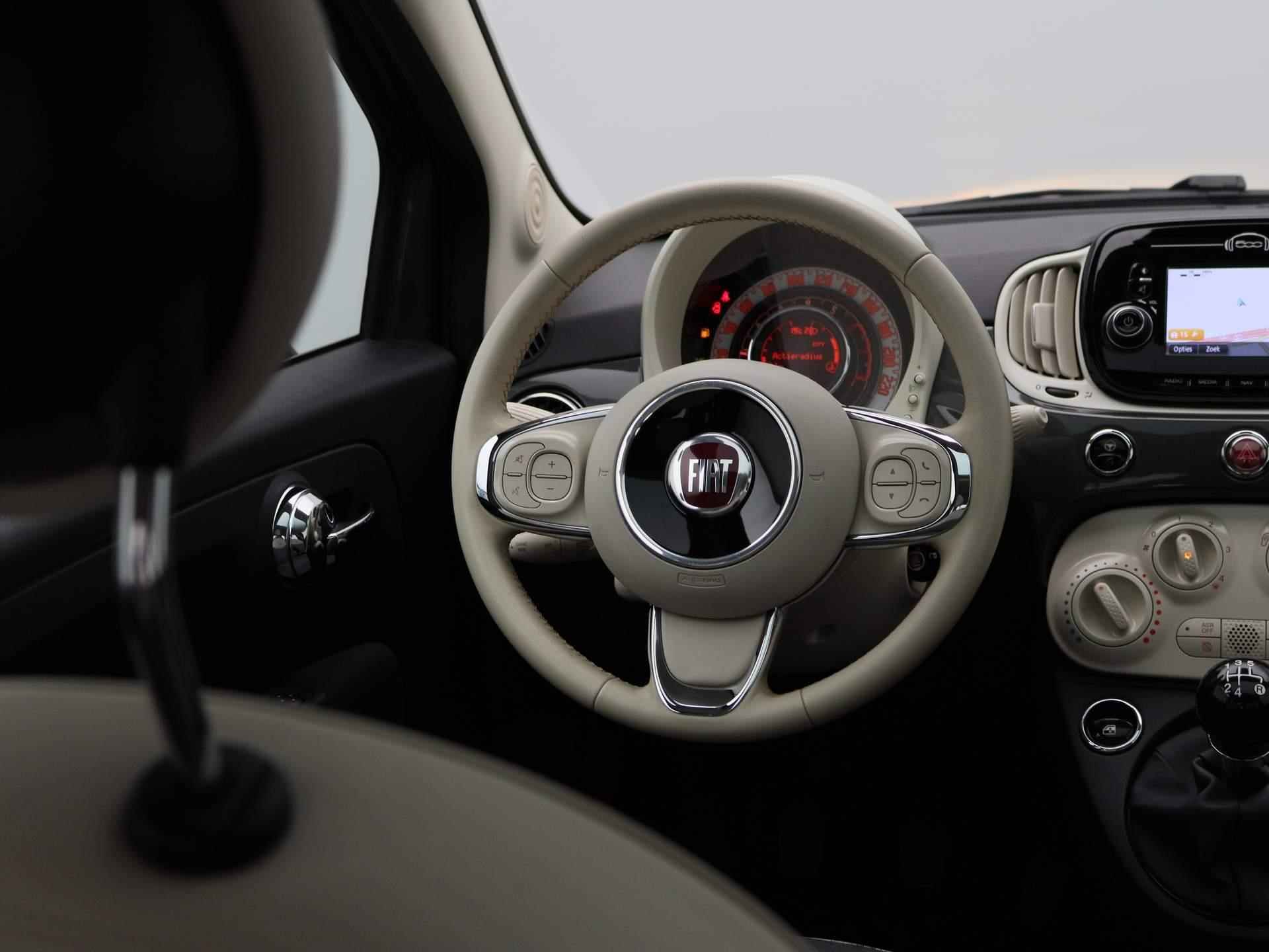 Fiat 500 1.2 Lounge | Navigatie | Airco | Panorama dak | Cruise control | Parkeer sensoren | Lichtmetalen velgen - 9/32