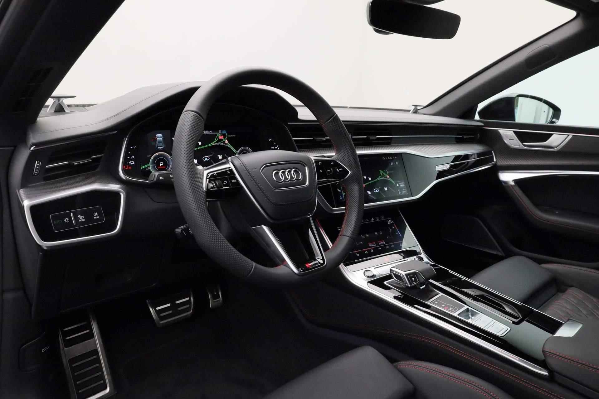 Audi A7 Sportback 55 TFSIe Quattro Competition | Pano | Trekhaak | B&O Advanced | Audi excl. int. | Carbon inleg | Laser LED | HUD | Keyless | 20 inch | Zwart optiek | ACC - 2/59
