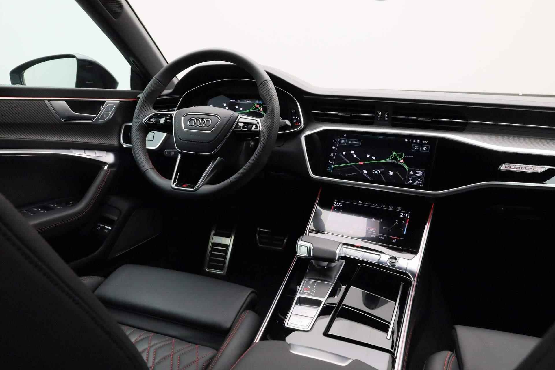 Audi A7 Sportback 55 TFSIe Quattro Competition | Pano | Trekhaak | B&O Advanced | Audi excl. int. | Carbon inleg | Laser LED | HUD | Keyless | 20 inch | Zwart optiek | ACC - 35/59