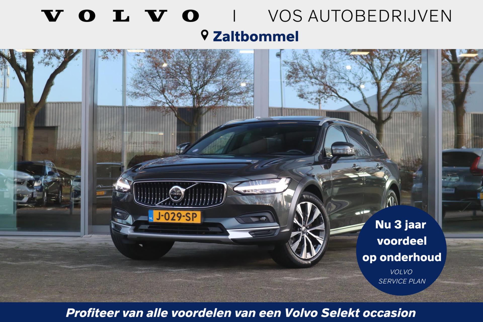 Volvo V90 Cross Country 2.0 B5 AWD Pro | Schuif-/ kanteldak| Harman Kardon Audiosysteem| 360* Camera| Keyless Entry| Airco separaat achter| Semi-elektrisch inklapbare trekhaak| Elektrisch bedienbare bestuurdersstoel met geheugenfunctie|