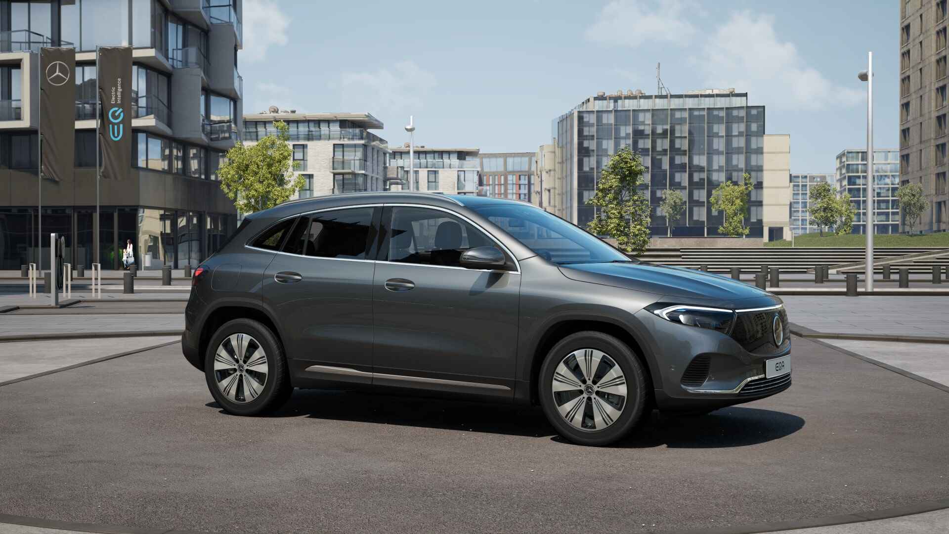 Mercedes-Benz EQA 250+ Essential Line 71 kWh | Dodehoekassistent | Parkeerpakket met achteruitrijcamera | EASY PACK achterklep | Extra USB-poorten | Spiegelpakket | Verwarmde stoelen vooraan | Sfeerverlichting | - 14/26