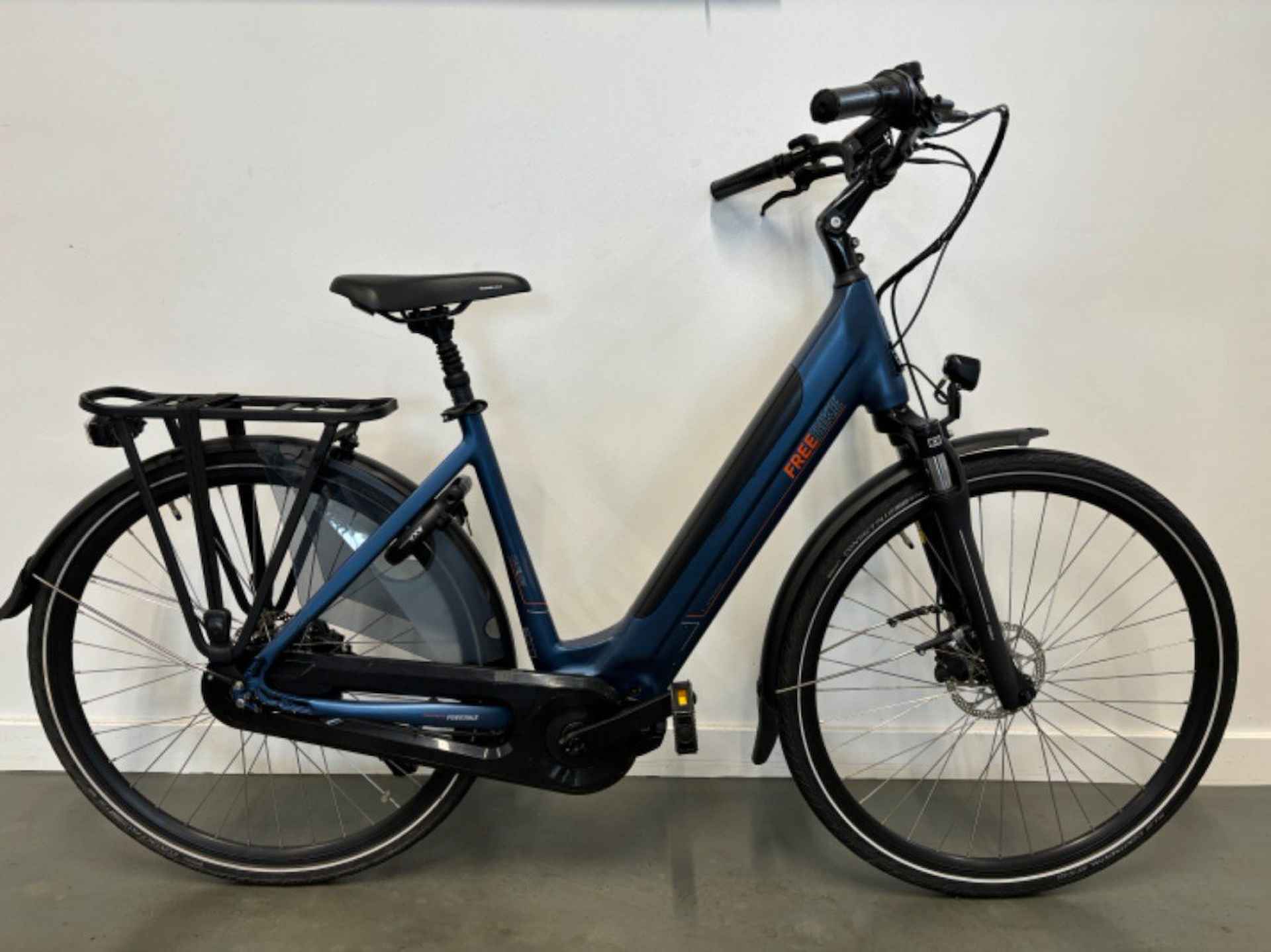 Freebike Harlem N8 D M antra bleu Dames monotube Blauw 51cm 2022 - 1/1