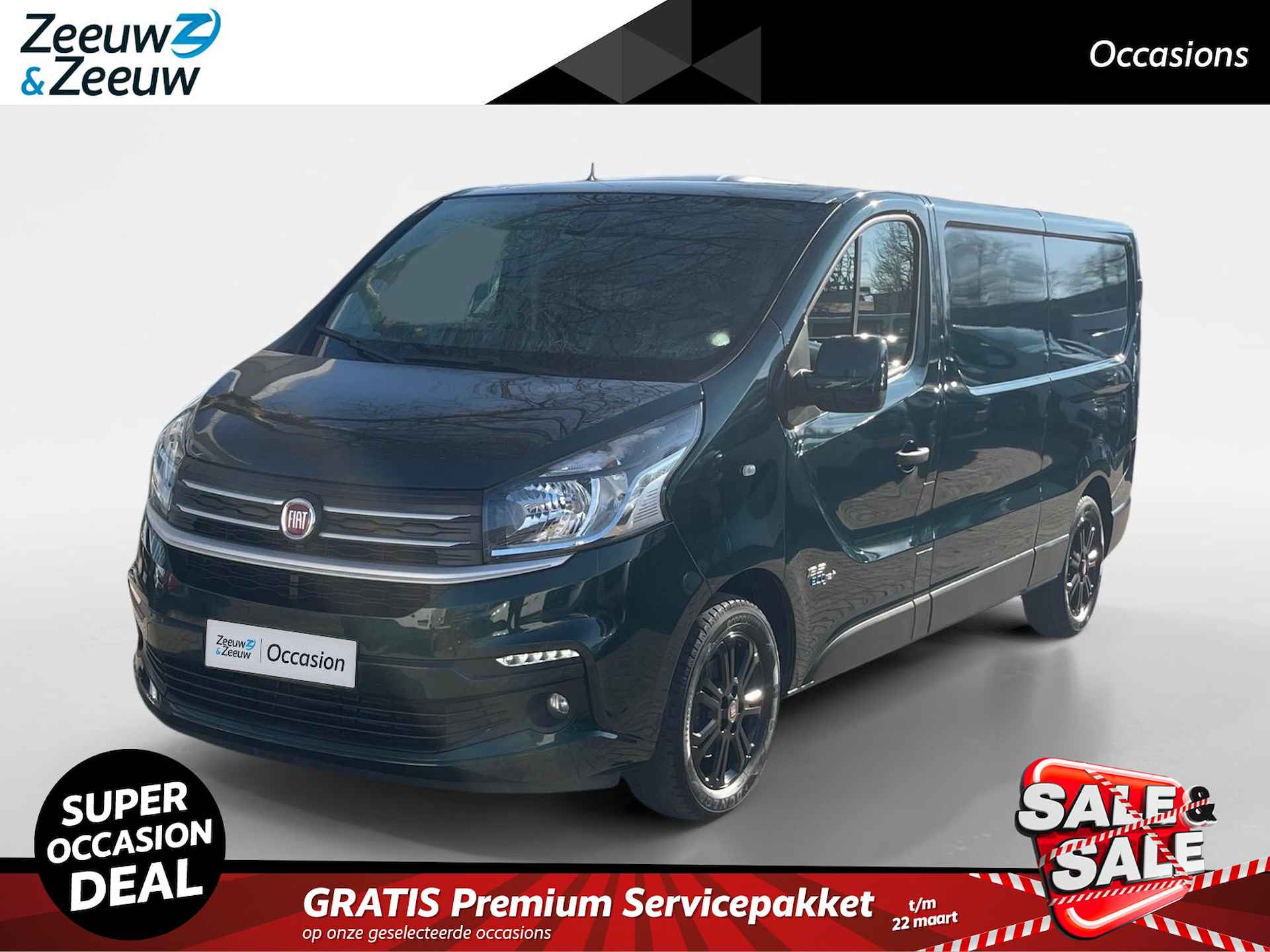 Fiat Talento 1.6 MJ EcoJet L2H1 SX Navi airco camera parkeersensoren trekhaak cruise controle  zwarte velgen zeer mooie auto