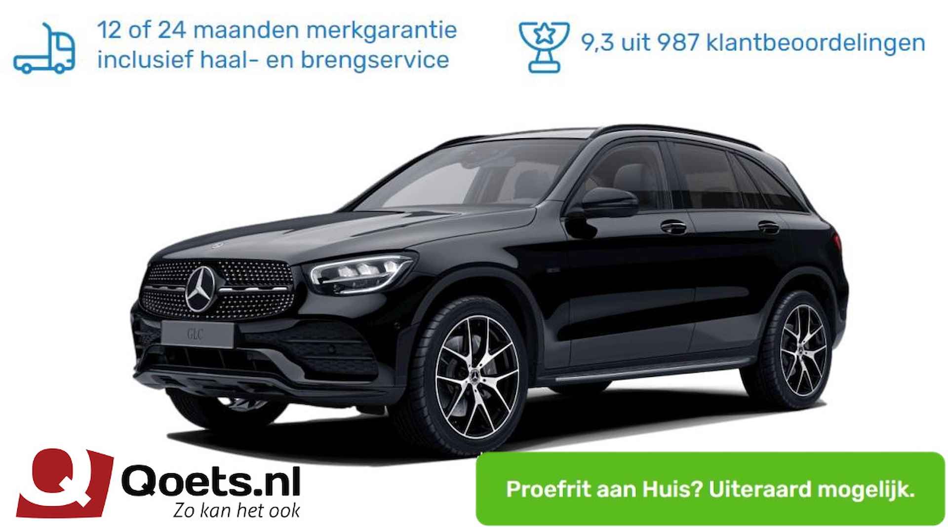 Mercedes-Benz GLC-klasse 300e 4MATIC Business Solution AMG Keyless GO - Parkeerpakket met camera - Advanced sound system - MBUX AR - 1/7