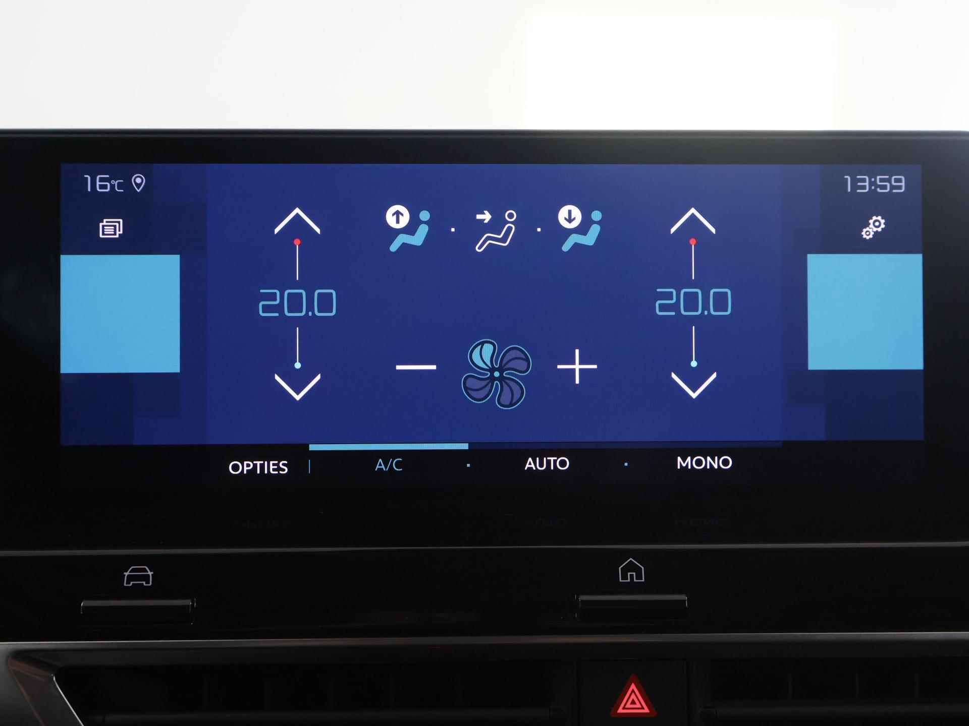 Citroen Ë-C4 Feel Edition 50 kWh | LED | HUD | Navigatie | Apple CarPlay | Comfort stoelen | Camera | DAB | Climate Control | Stoelverwarming | - 22/41