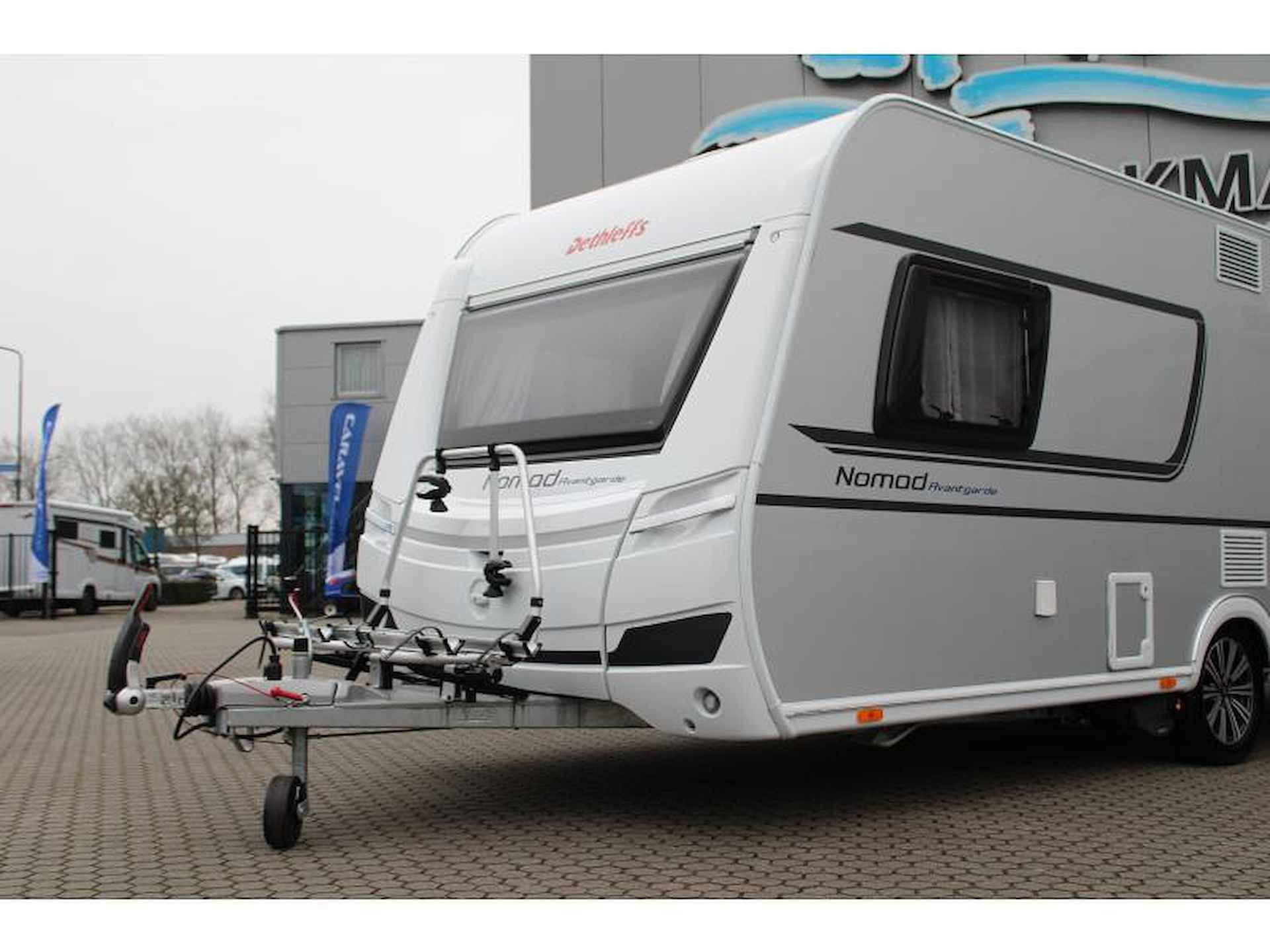 Dethleffs Nomad Avantgarde 510 LE Voortent Mover Fietsenrek - 3/24