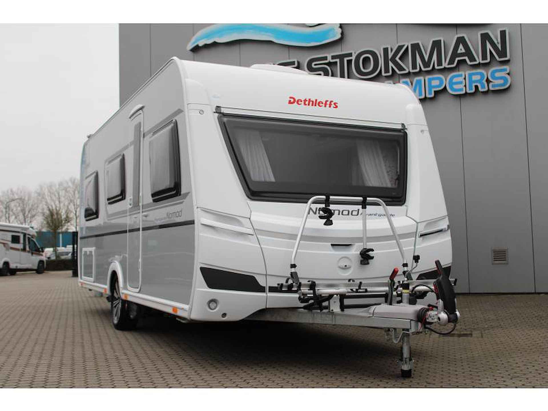 Dethleffs Nomad Avantgarde 510 LE Voortent Mover Fietsenrek - 4/24