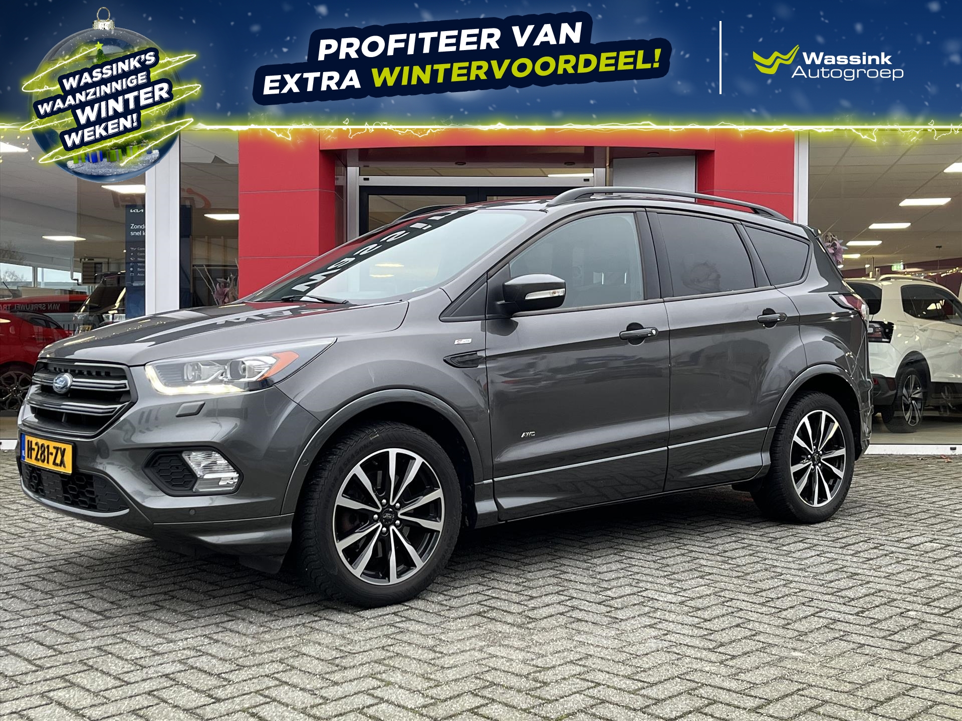 FORD Kuga 1.5 EcoBoost 182PK 4WD AUT ST Line | Winterpakket | Navigatie | Carplay | Trekhaak | 1850 KG Trekgewicht |