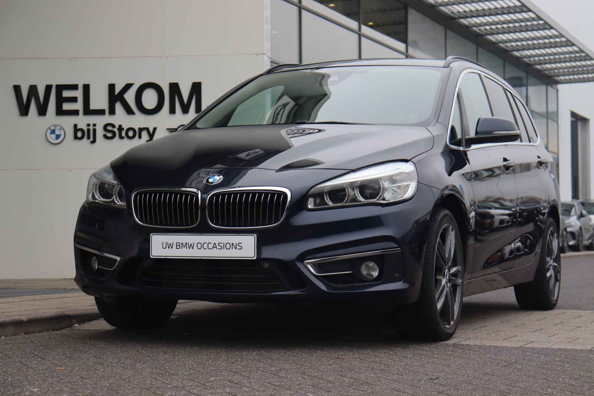 BMW 2 Serie Gran Tourer 220i 7p. High Executive Luxury Line Automaat / Achteruitrijcamera / LED / Park Assistant / Leder / PDC / Cruise Control / Multifunctioneel stuurwiel / Navigatie / Airconditioning - 7/34