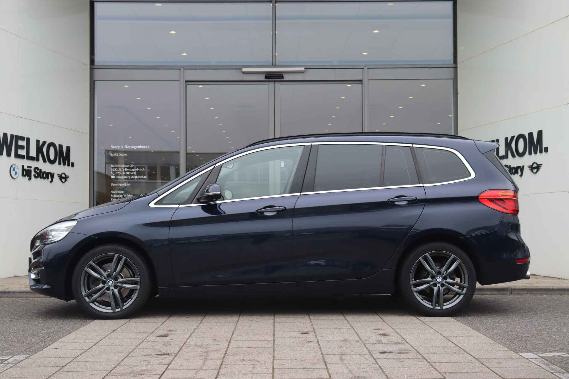 BMW 2 Serie Gran Tourer 220i 7p. High Executive Luxury Line Automaat / Achteruitrijcamera / LED / Park Assistant / Leder / PDC / Cruise Control / Multifunctioneel stuurwiel / Navigatie / Airconditioning - 9/34