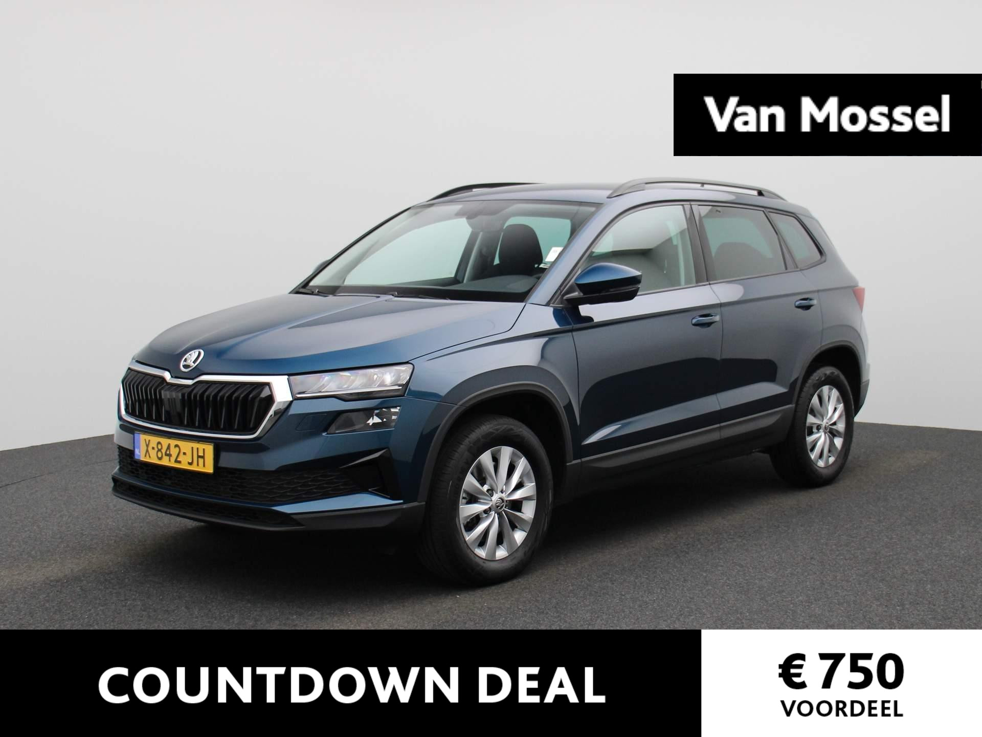 Skoda Karoq 1.5 TSI ACT Business Edition 150 PK | Automaat | LED Koplampen | Navigatie | Apple Carplay & Android auto | Stoelverwarming | Stuurverwarming | Lichtmetalen velgen | Climate Control | Cruise Control | Elektrische Achterklep | Virtual Cockpit |