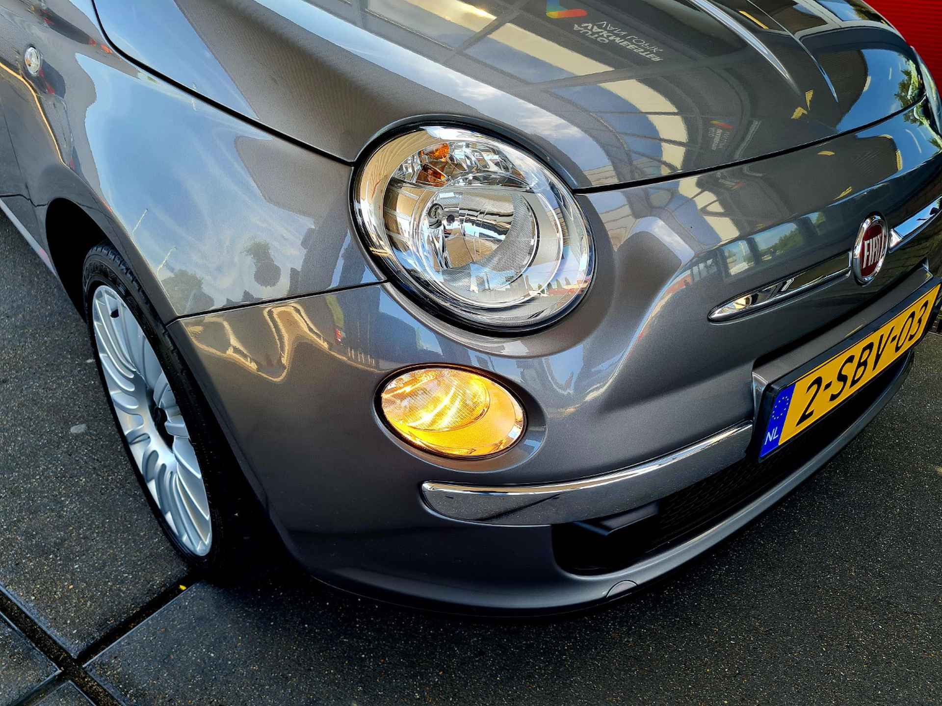 FIAT 500C TWIN AIR 85 CABRIO Lounge Topstaat! All-in prijs + 3 mnd garantie. - 36/45