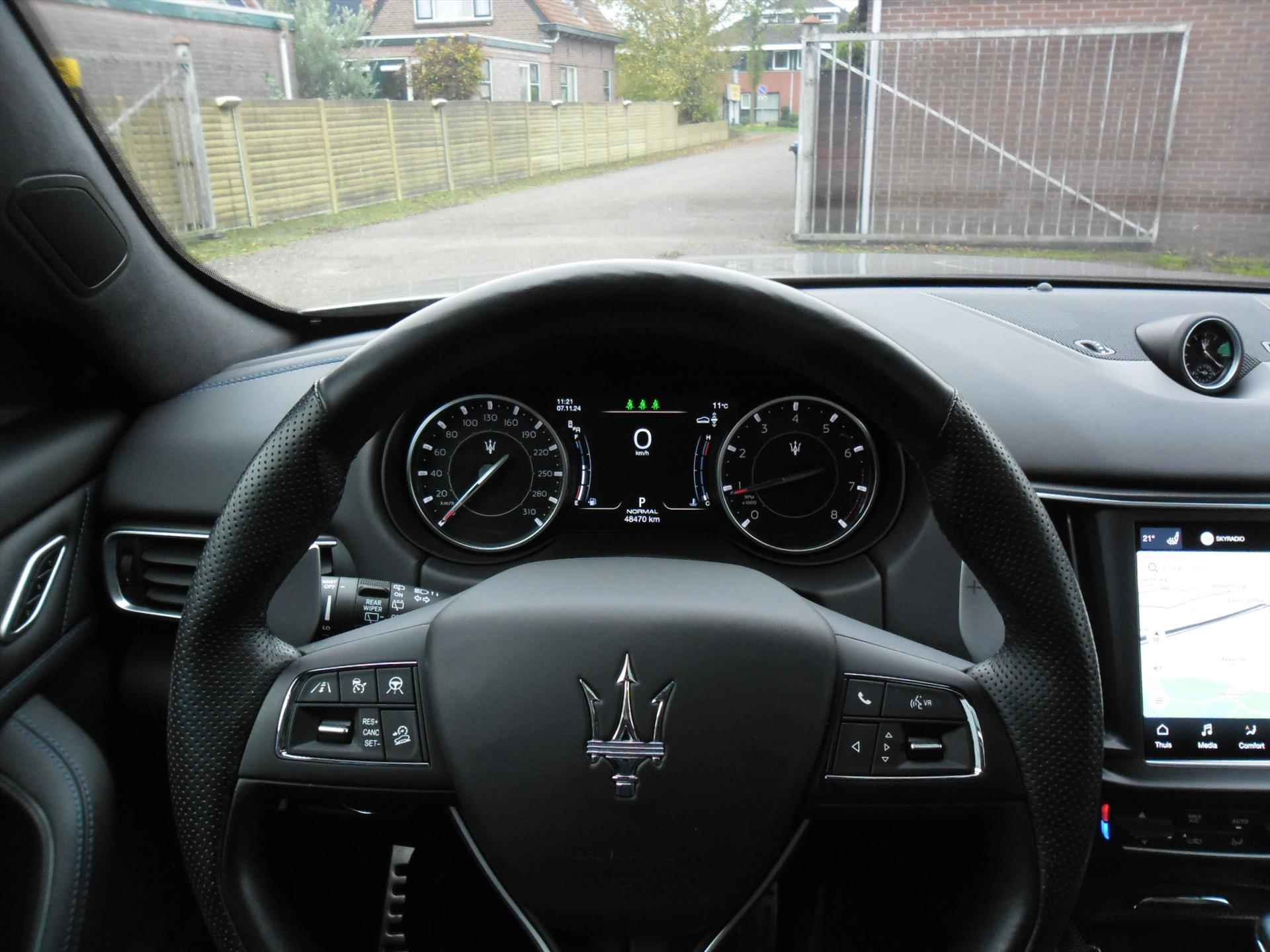 Maserati Levante Hybrid GT Edizione 330Pk NL Auto 1e Eigenaar Nav Leder Ecc 21 Lmv Pano-Schuifdak Camera Pdc - 8/22