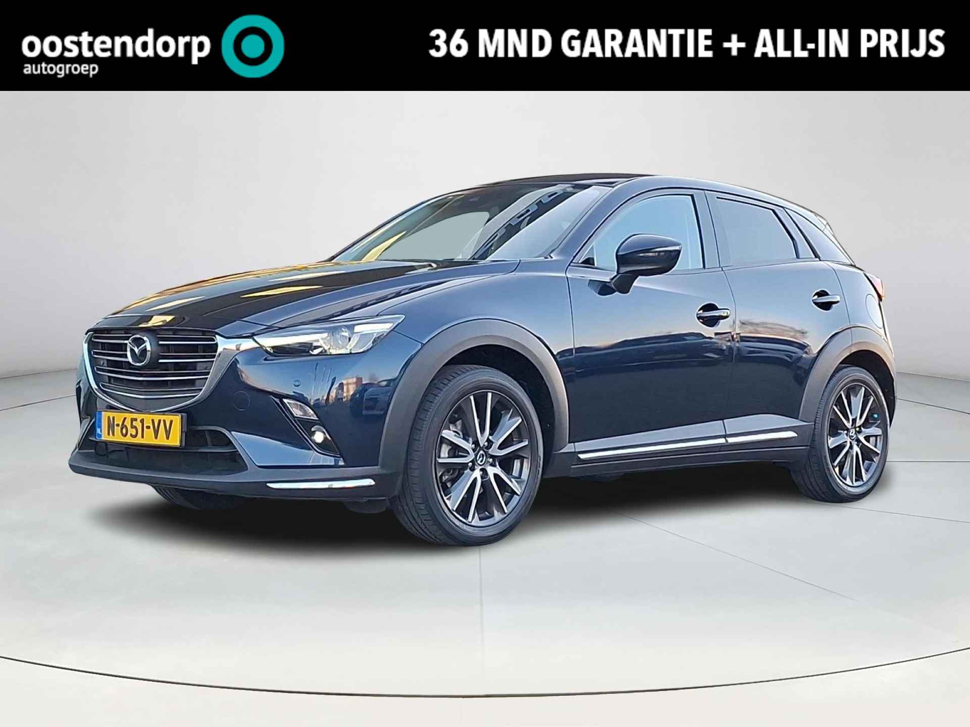 Mazda CX-3 2.0 SkyActiv-G 121 Luxury | Achteruitrijcamera | Stoelverwarming | LED Verlichting | Navigatie | 36 maanden garantie |