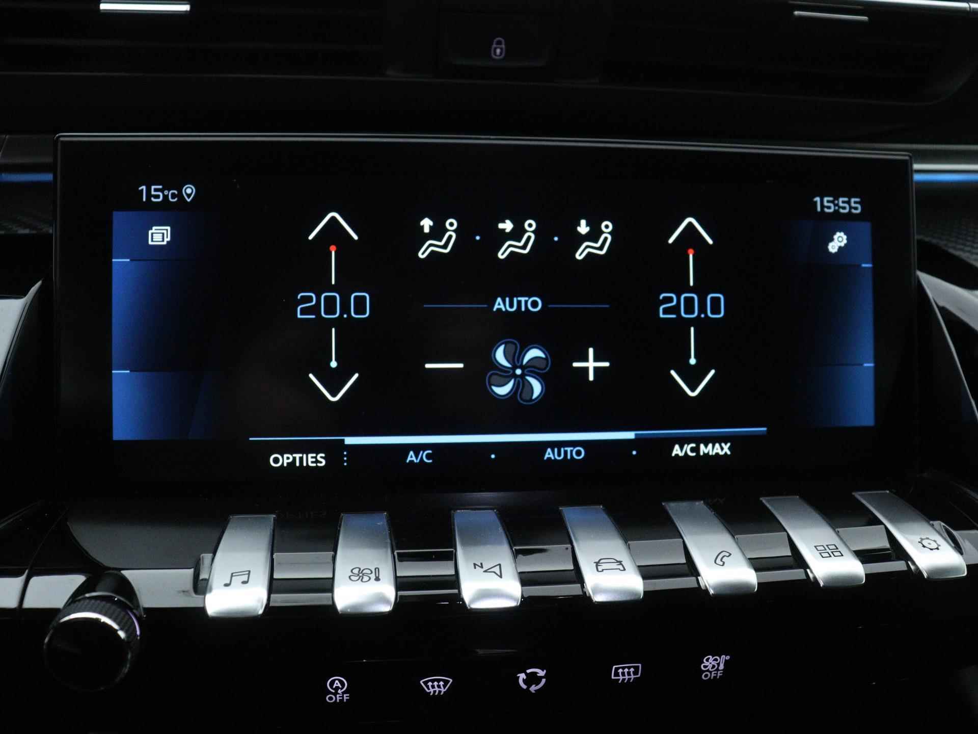 Peugeot 508 SW GT 130pk Automaat | Navigatie | Adaptieve Cruise Control | Dodehoek Detectie | Elektrisch Bedienbare Achterklep | Licht Metalen Velgen 18" - 29/36