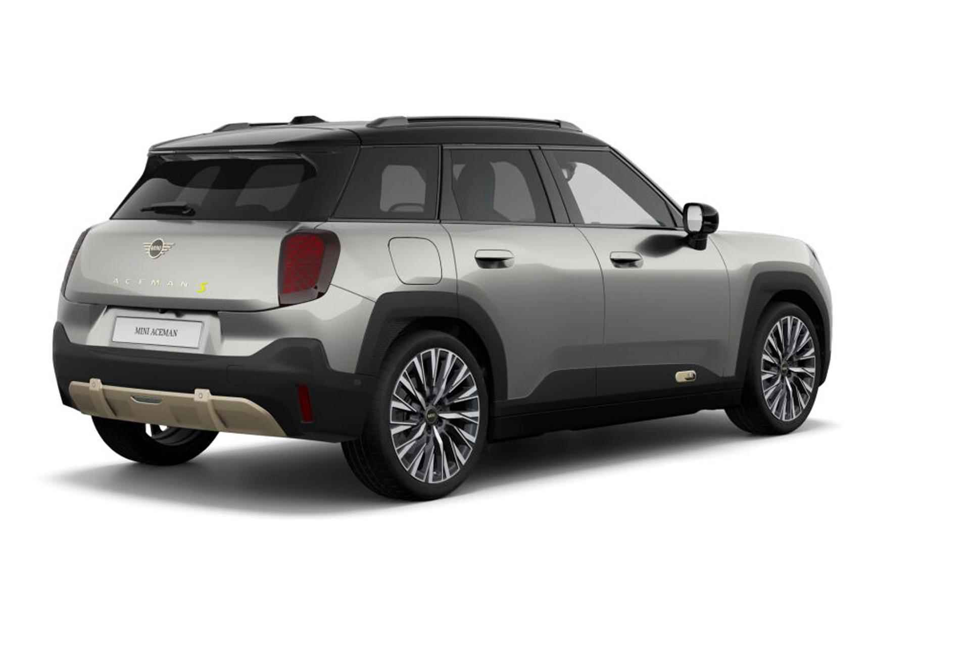 MINI Aceman SE Favoured 54.2 kWh | Pakket M | Dak en spiegelkappen in Jetblack - 2/6