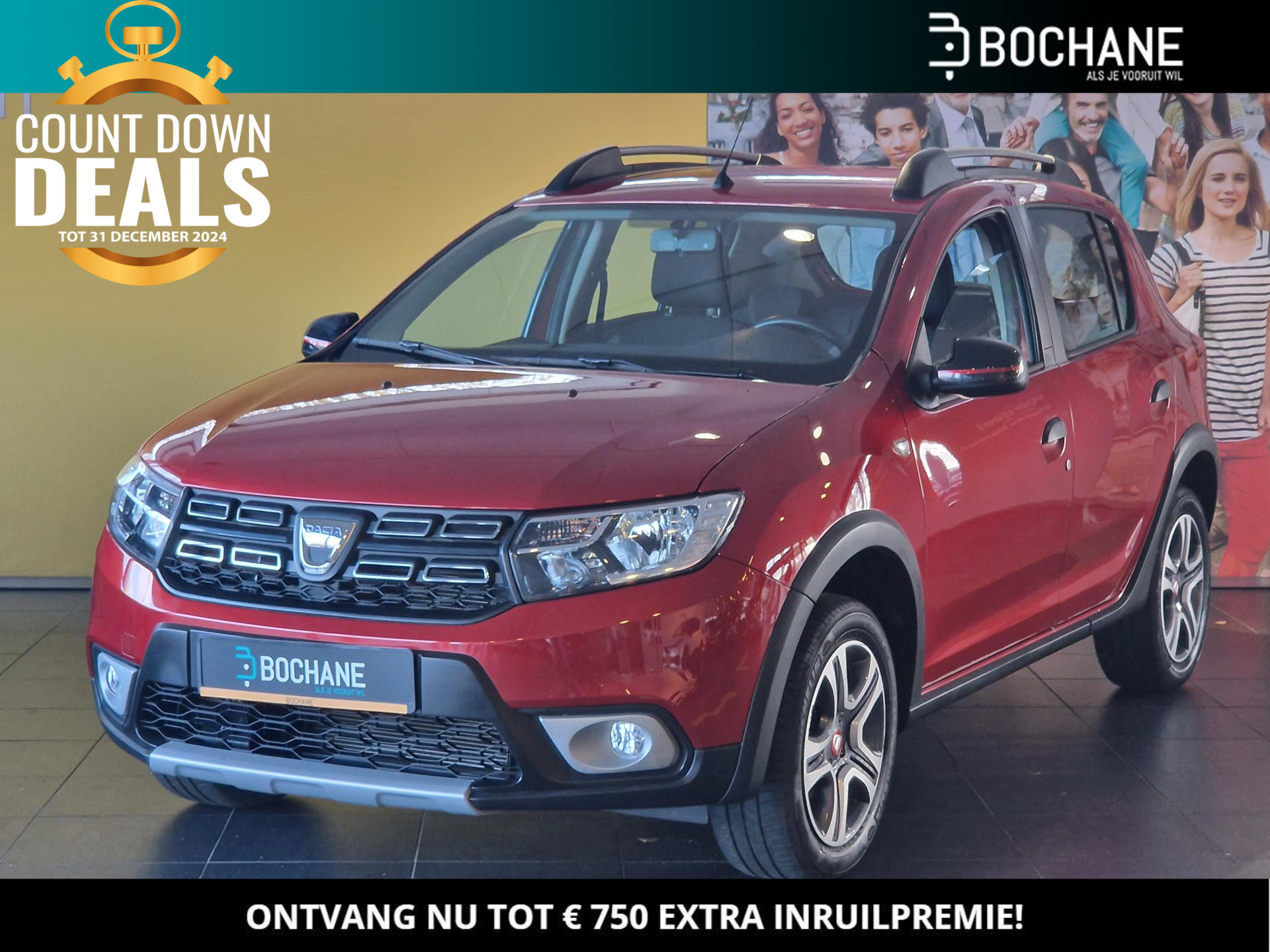 Dacia Sandero Stepway 0.9 TCe 90 Tech Road NAVIGATIE | PARKEERSENSOREN ACHTER | CLIMATE CONTROL | CRUISE CONTROL