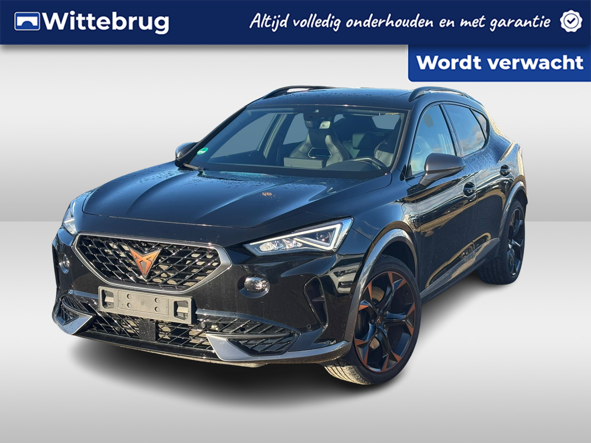 CUPRA Formentor 1.4 e-Hybrid 245PK DSG VZ Black Edition / Stuur + Stoelverwarming / Supersport Stuur / Panoramadak / Lederen Kuipstoelen / Memory Seat / Elektrische Achterklep