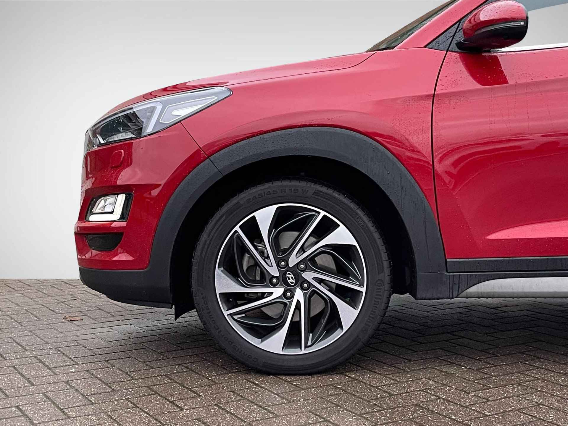 Hyundai Tucson 1.6 T-GDI 4WD Premium Sky | Trekhaak | Panoramadak | Leder | Navigatie | 360° Camera | Apple Carplay/Anrdoid Auto | Stuur- + Stoelverwarming | Rijklaarprijs! - 8/34