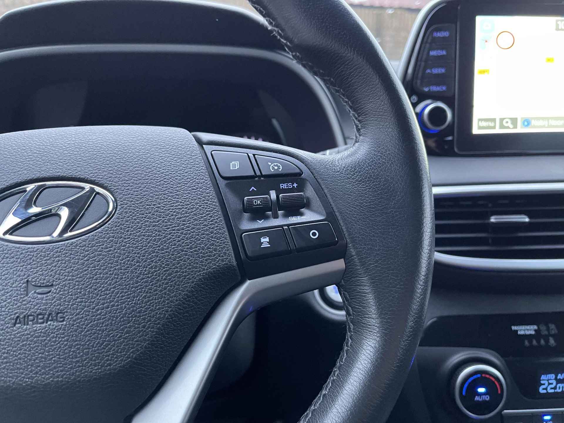 Hyundai Tucson 1.6 T-GDI 4WD Premium Sky | Trekhaak | Panoramadak | Leder | Navigatie | 360° Camera | Apple Carplay/Anrdoid Auto | Stuur- + Stoelverwarming | Rijklaarprijs! - 16/34