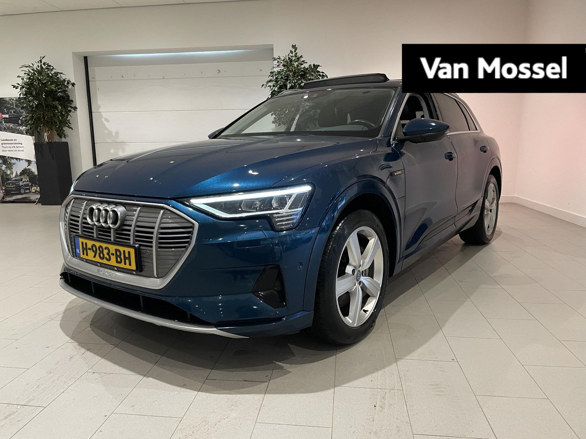 Audi e-tron e-tron 50 quattro Launch edition plus 71 kWh 313PK | Panoramadak | Navigatie | Afneembare Trekhaak | Lederen Bekleding | Cruise Control | Stoelverwarming | Digital Cockpit | Parkeersensoren |