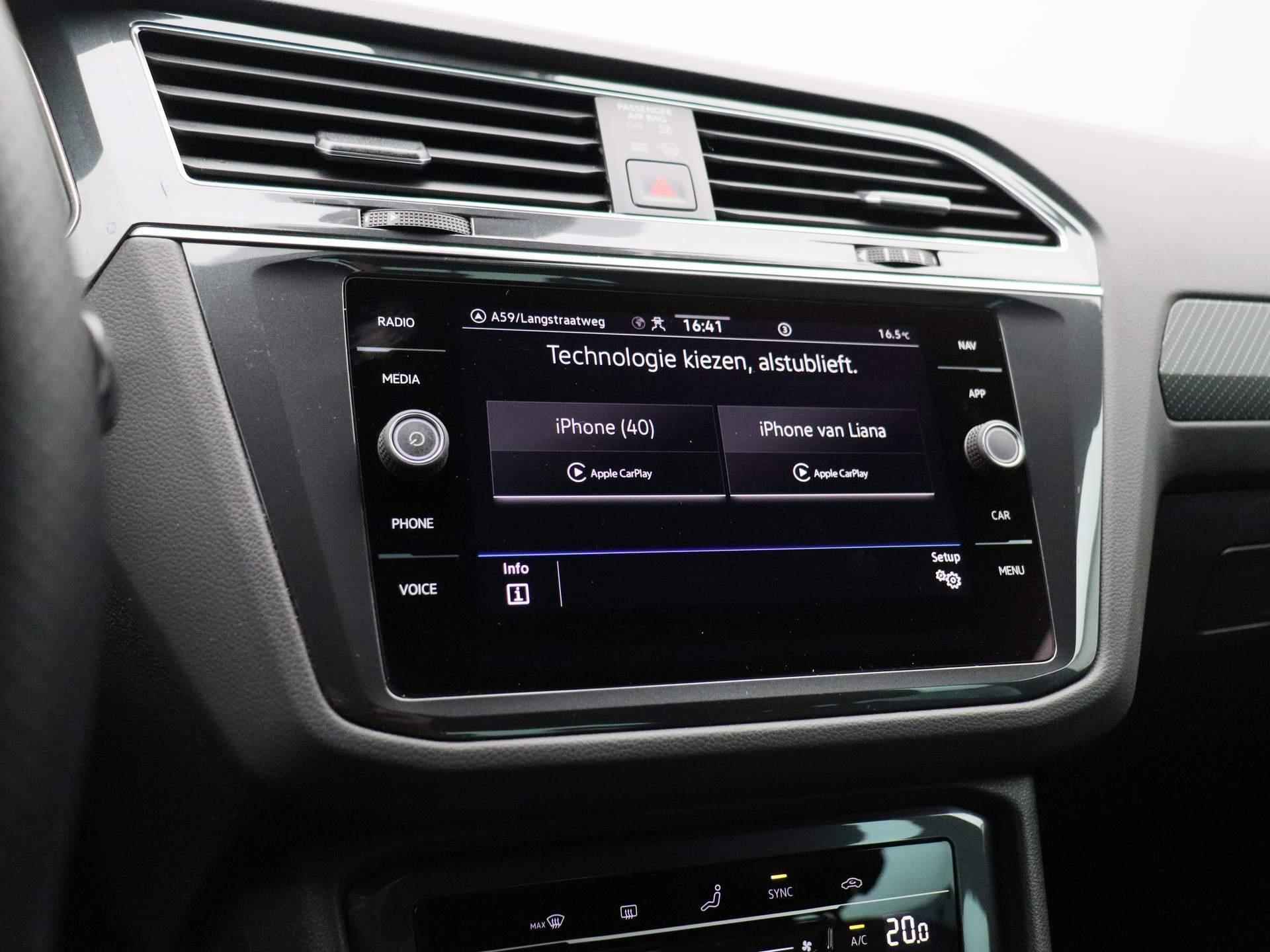 Volkswagen Tiguan 1.5 TSI R-Line Business+ 150 PK DSG | Apple Carplay | Elektrische Achterklep | Parkeersensoren | Climate Control | Digital Cockpit Pro | DAB Radio | Elektrische Inklapbare Spiegels | - 31/43