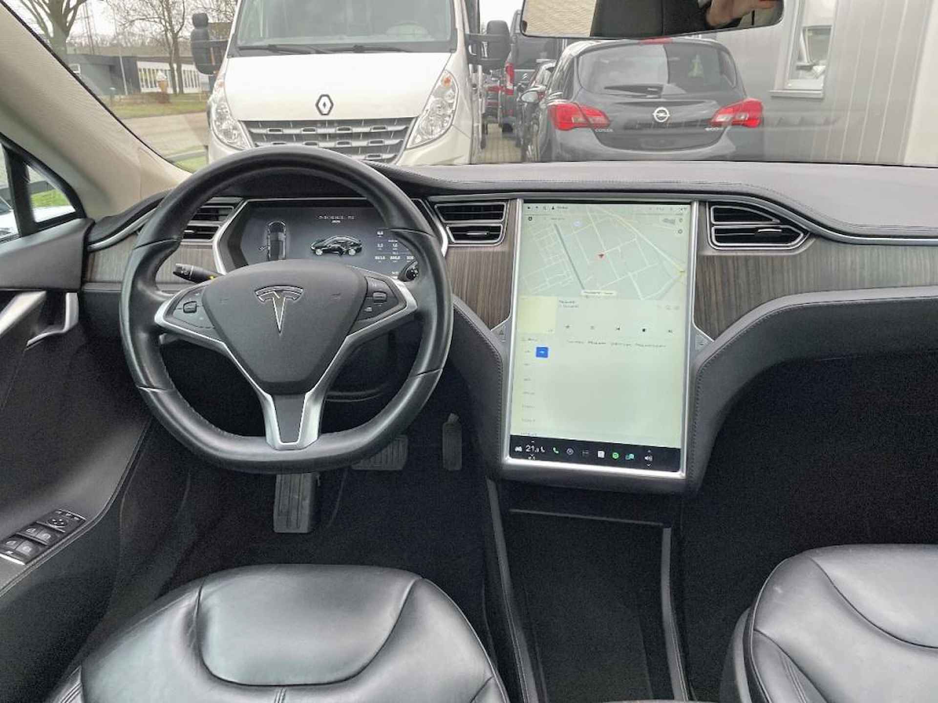 tesla motors MODEL S 85 PANODAK LEDER LMV AUTOPILOT LUCHTVERING - 12/36