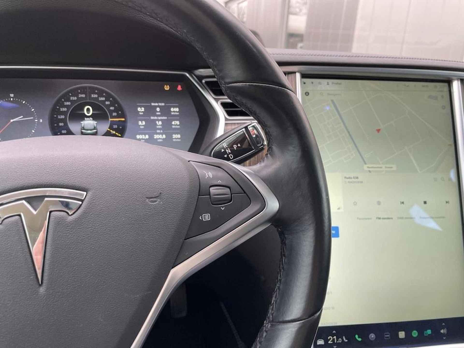 tesla motors MODEL S 85 PANODAK LEDER LMV AUTOPILOT LUCHTVERING - 15/36