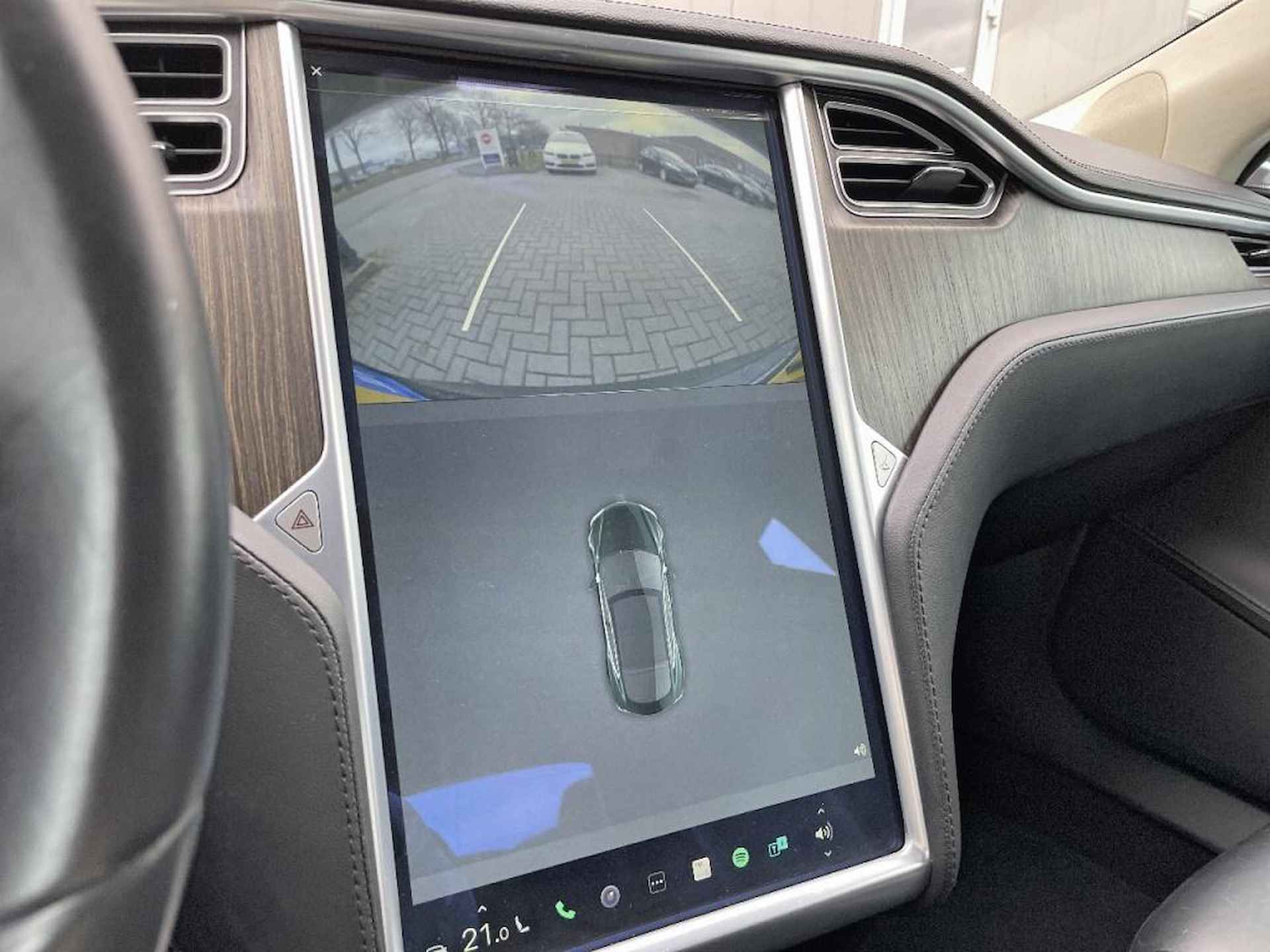 tesla motors MODEL S 85 PANODAK LEDER LMV AUTOPILOT LUCHTVERING - 23/36