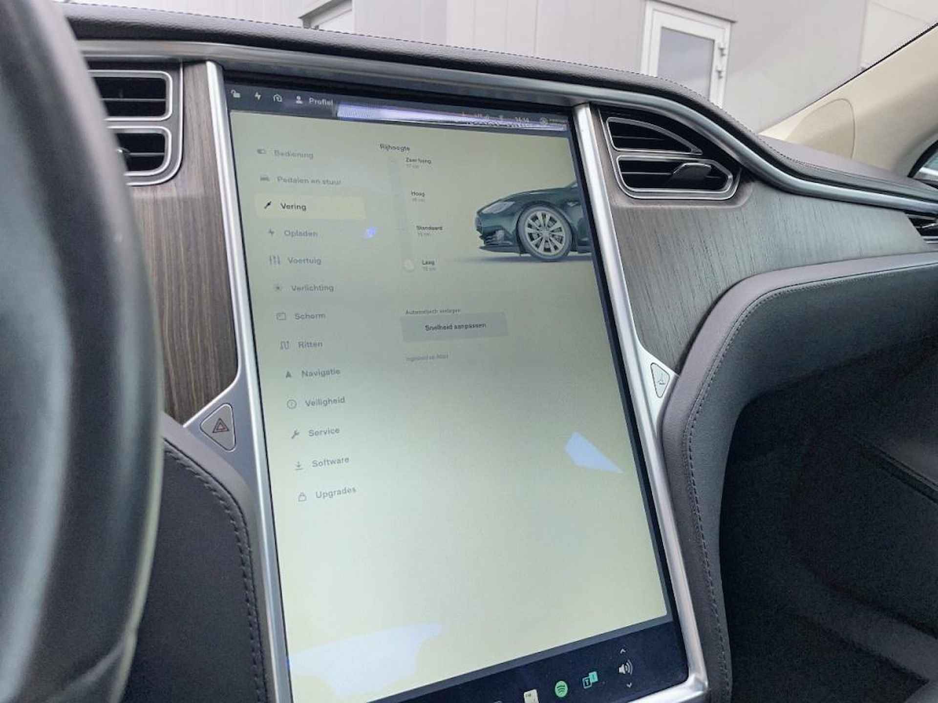 tesla motors MODEL S 85 PANODAK LEDER LMV AUTOPILOT LUCHTVERING - 24/36