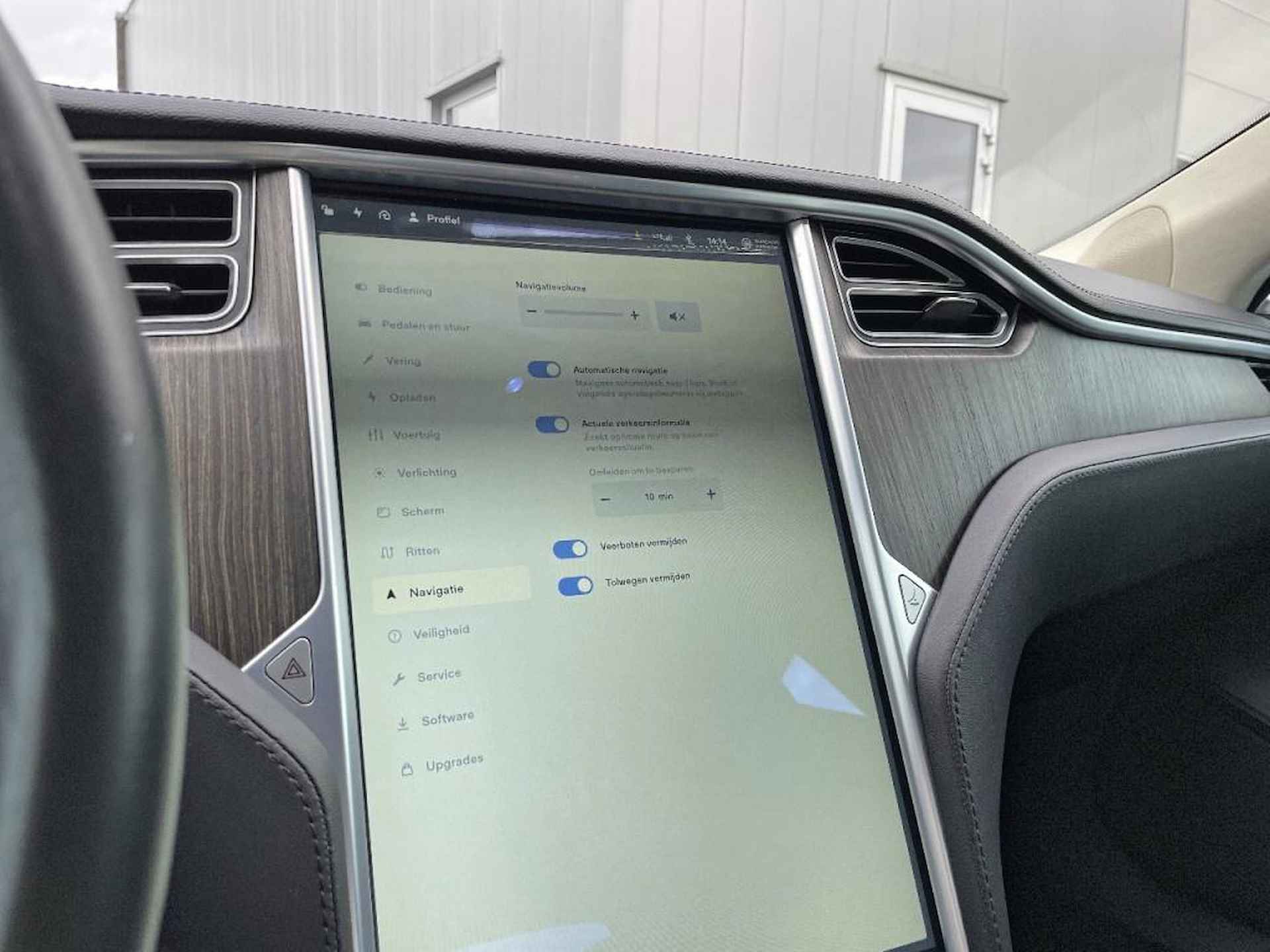 tesla motors MODEL S 85 PANODAK LEDER LMV AUTOPILOT LUCHTVERING - 27/36