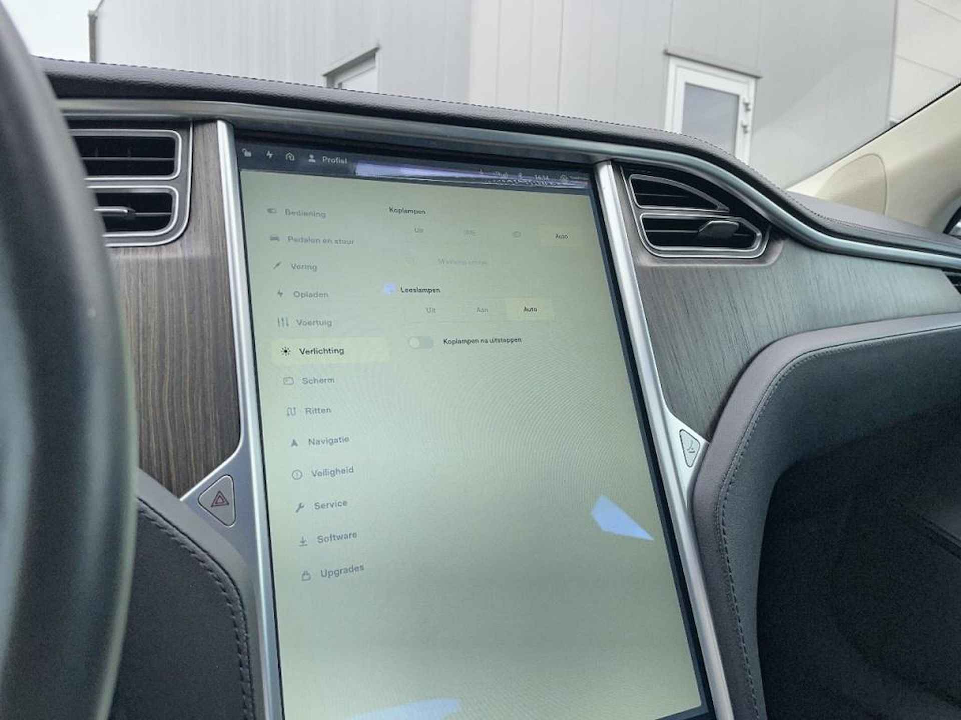 tesla motors MODEL S 85 PANODAK LEDER LMV AUTOPILOT LUCHTVERING - 28/36