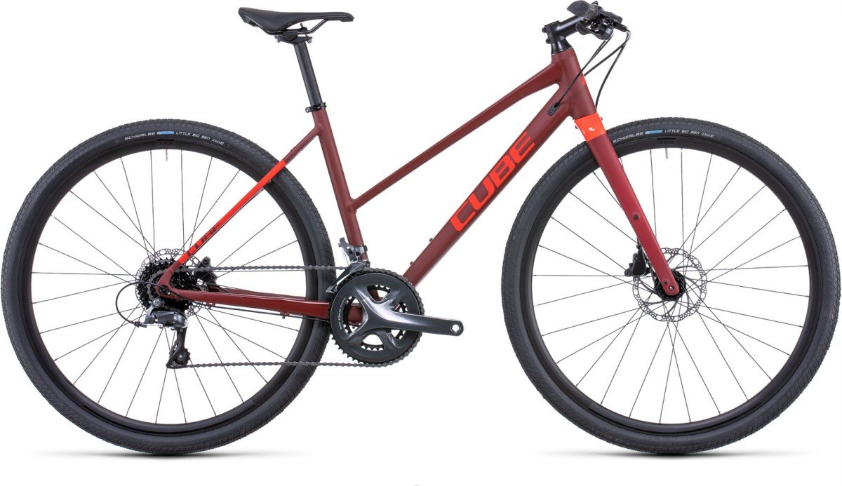 CUBE SL ROAD DARKRED/RED 2022 Dames Darkred/red 53cm T M 2022