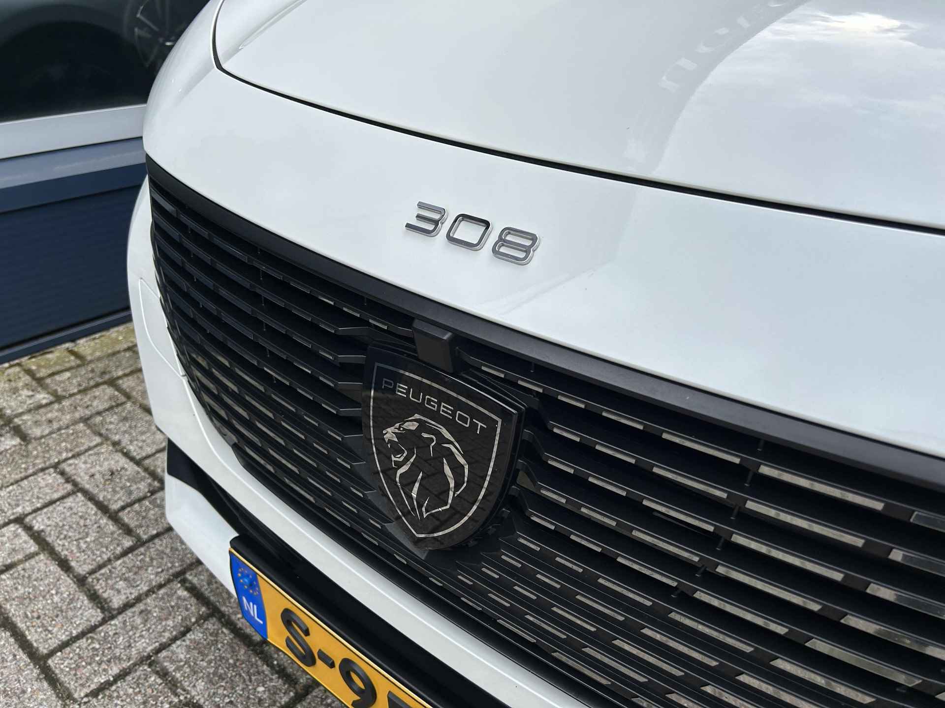 Peugeot 308 1.2 Turbo 130 PK Allure Pack Automaat EAT8 | Met Keyless entry/start | Achteruitcamera | Draadloos telefoonlader | Stoelverwarming | Adaptieve cruise | Draadloos apple carplay/android auto - 41/51