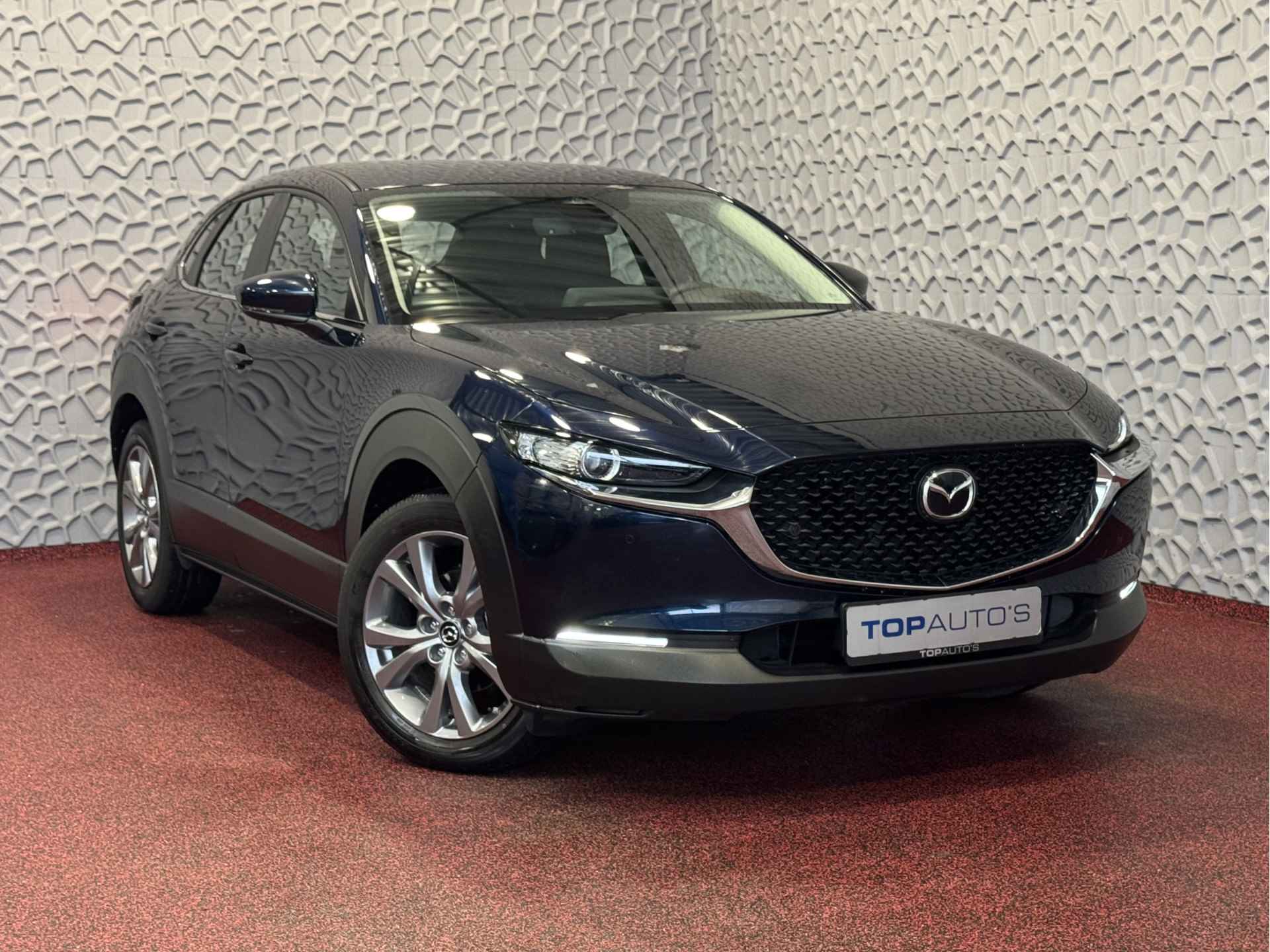 Mazda CX-30 2.0 E-SKYACTIV M-HYBRID 150PK LED ADAPT.CRUISE HEADUP NAVI CAMERA STOEL/STUUR VERW. 18''LMV 06/2024 MHEV HYBRID MILD HYBRIDE - 45/70