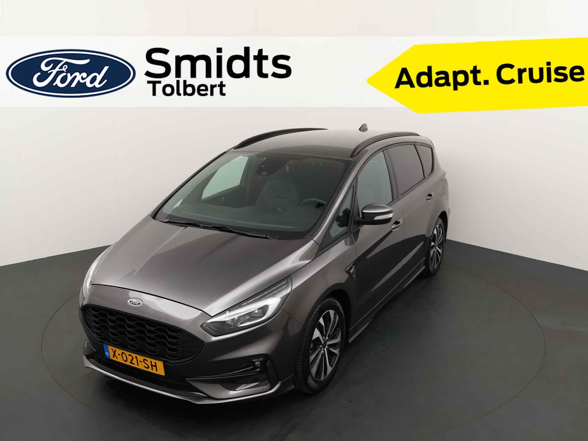 Ford S-Max 2.5 Hybrid 190 pk ST Line Trekhaak | Leder | Adapt. cruise | 1.750KG trekgewicht! - 1/21