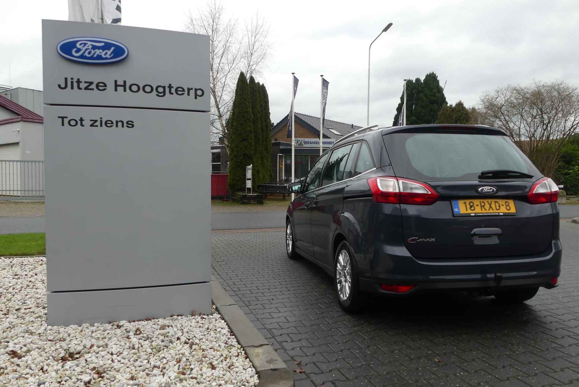 Ford Grand C-Max 1.6 EcoBoost Titanium 7p. 7 PERSOONS.NAVI.CRUISE.TREKHAAK.D RIEM VERVANGEN. - 19/19