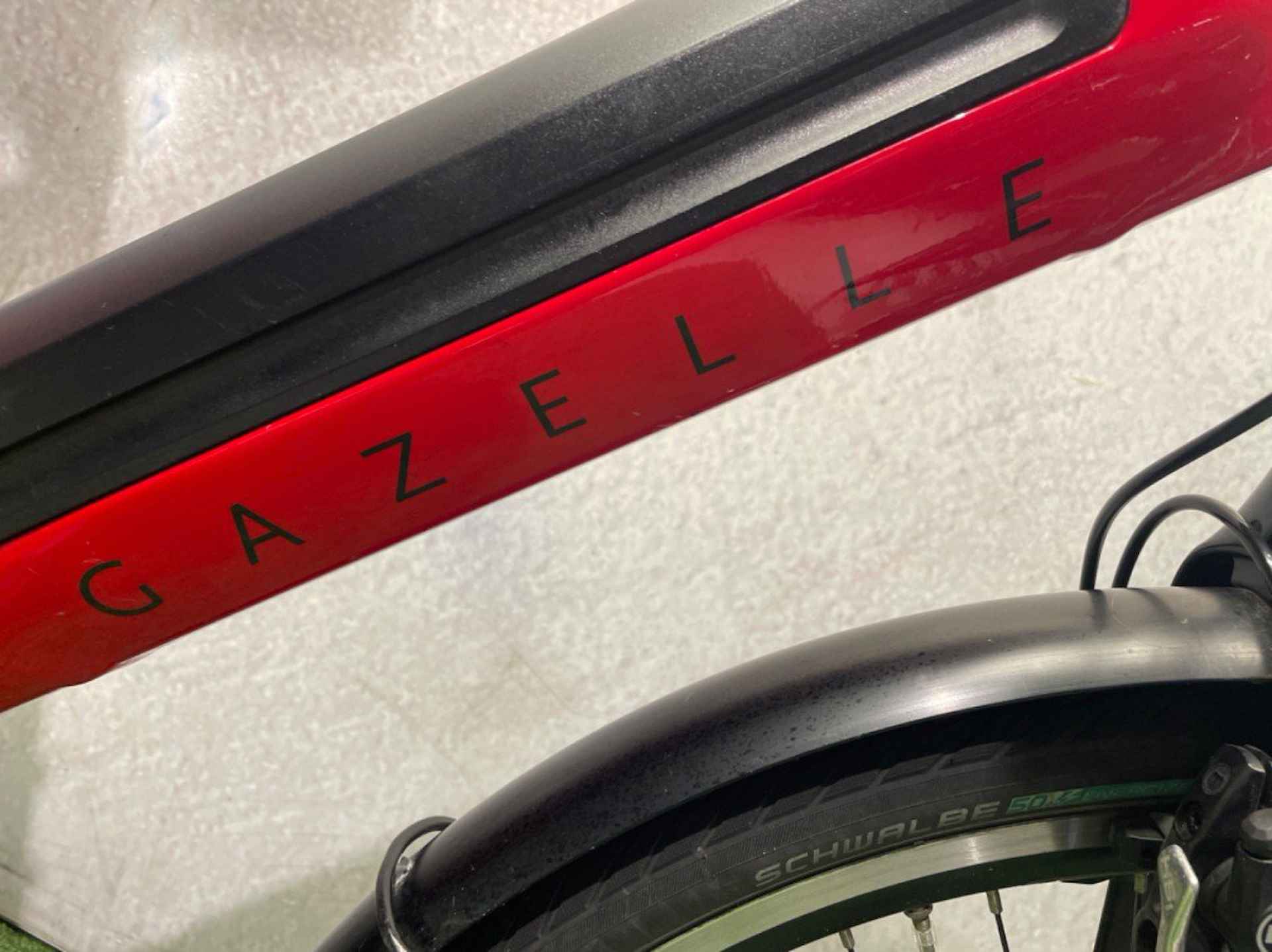 Gazelle Ultimate C8+ HMB Connect 500Wh (1) Dames Champion red 61cm 2021 - 3/8